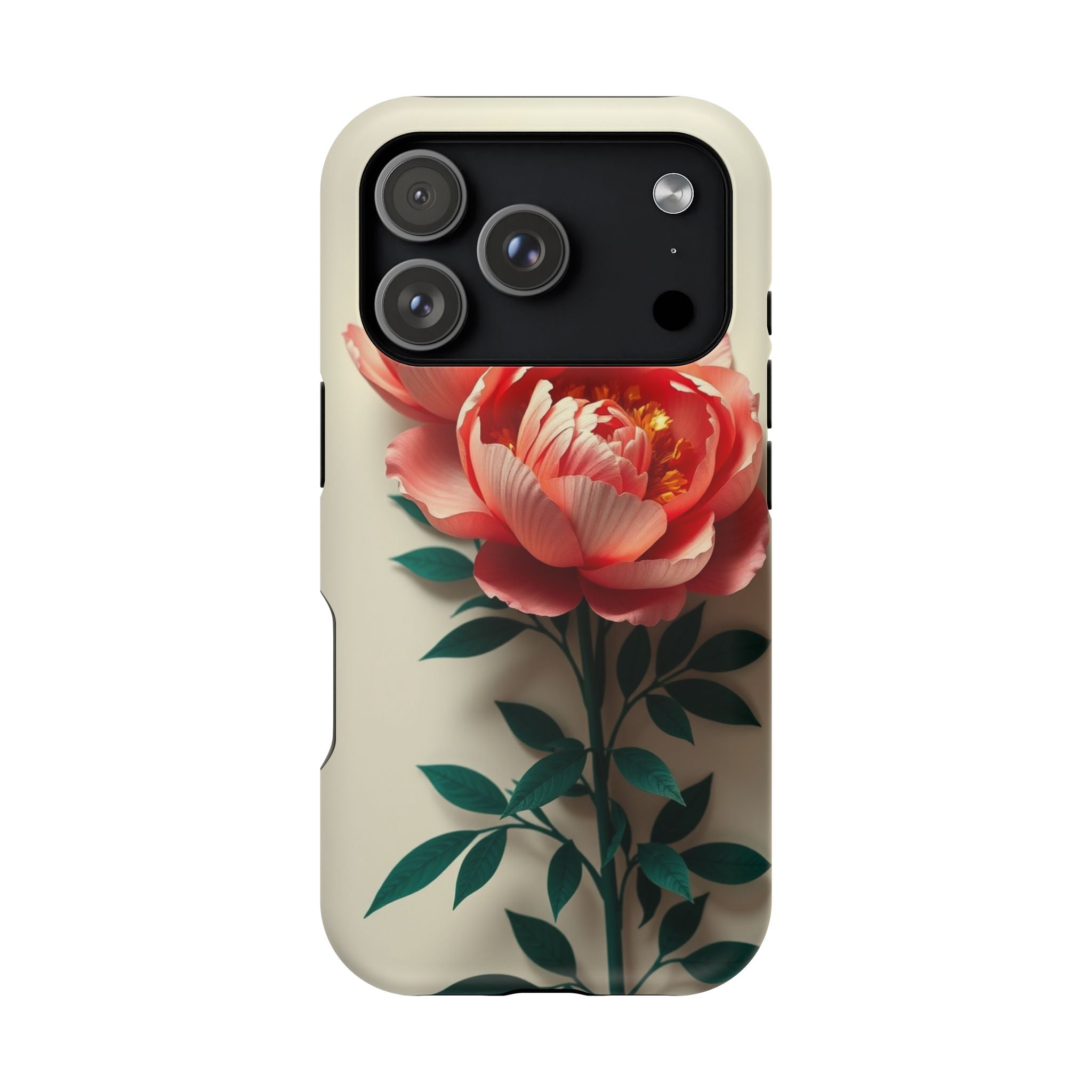 iPhone Emerald Green And Gold Peony Bouquet Slim iPhone Everyday · iPhone Case