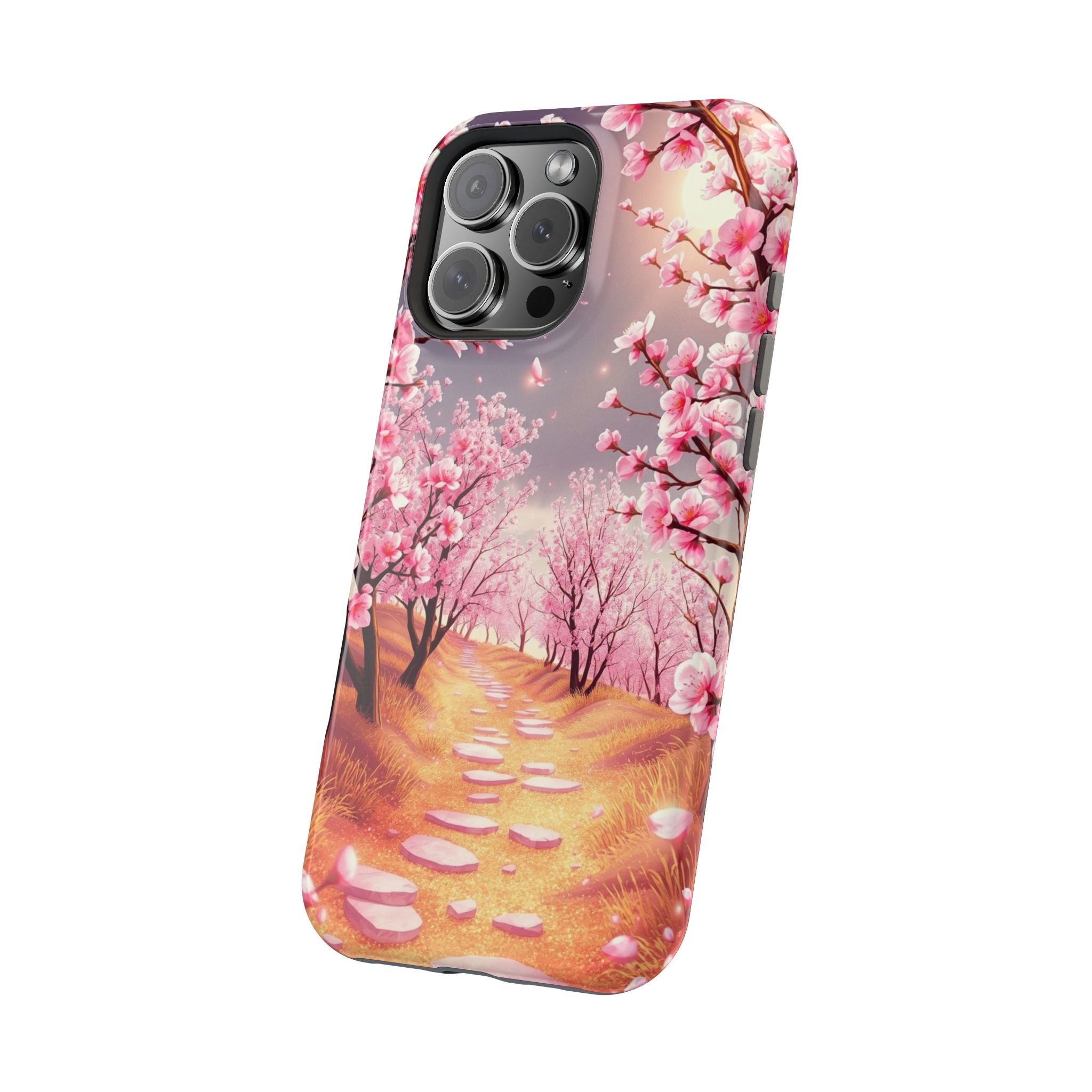 iPhone Dreamy Blossom Trail Design 14 Slim Everyday Designer Case · iPhone Case