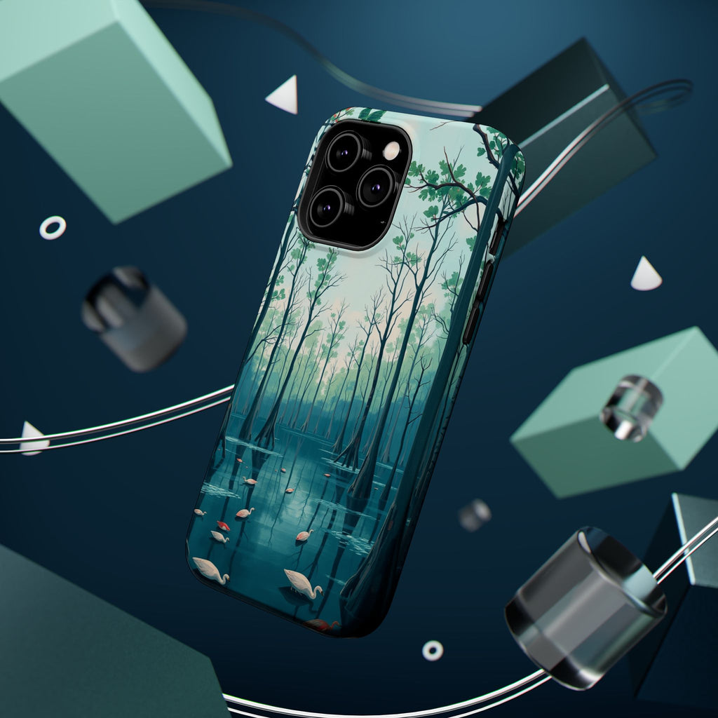 iPhone Cypress Swamp Electric Art Bold Modern Everyday Snap Case · iPhone Case
