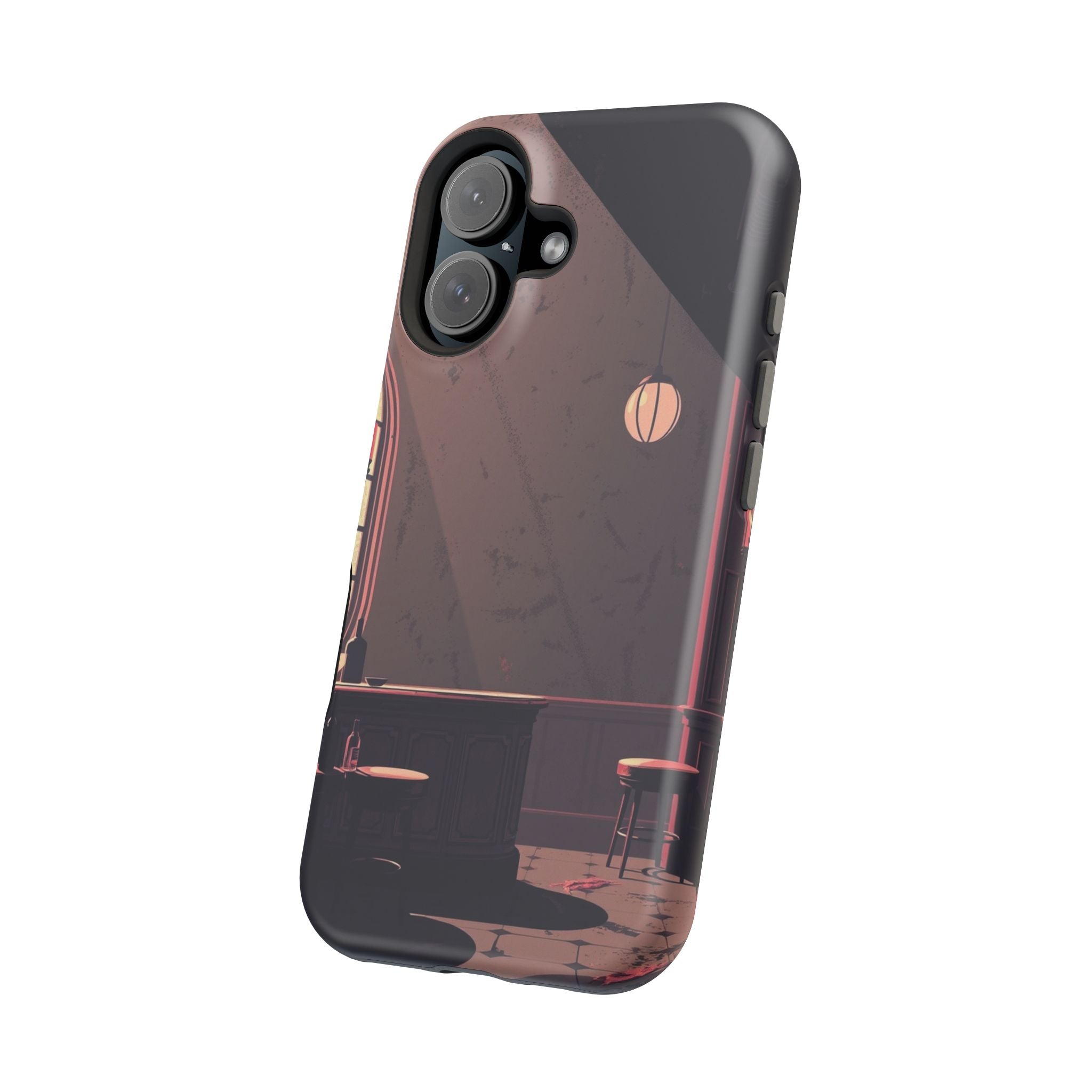 iPhone Speakeasy Dark Grunge Distressed Slim Everyday Designer Case · iPhone Cas