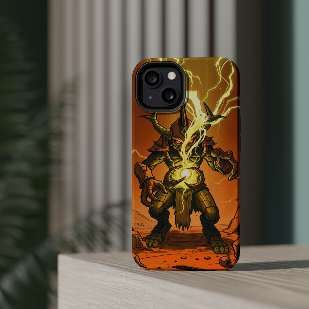 iPhone Burnt Orange And Sand Chaos Goblin Energy Clean Minimal Snap Case · iPhon