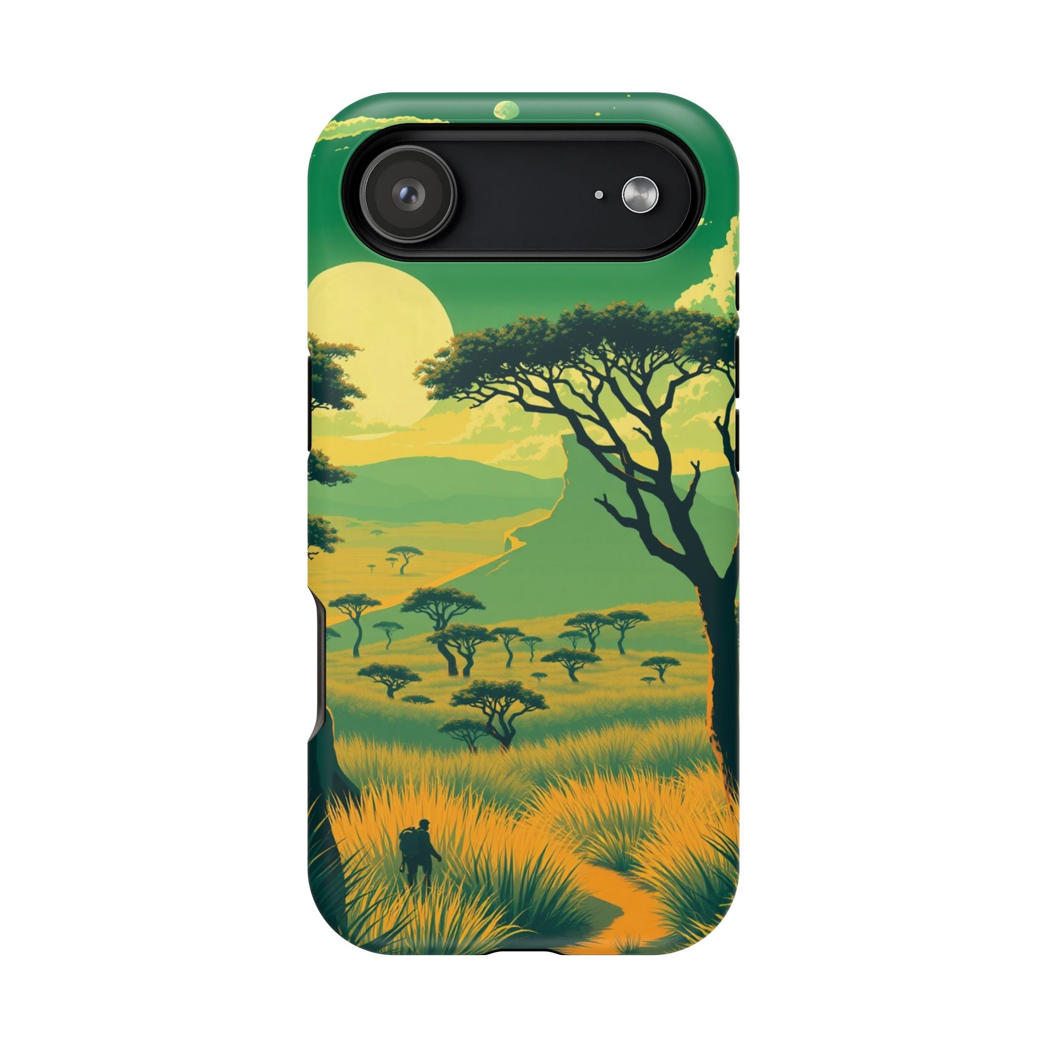iPhone Savanna Horizon Pixel Art -Bit Slim Everyday Designer Case · iPhone Case