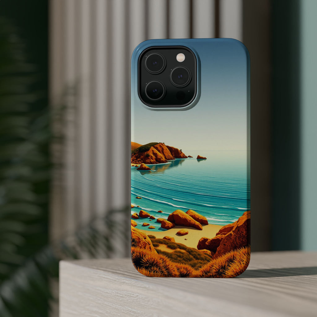 iPhone Mustard And Rust Pebble Beach Slim Everyday iPhone 14 Designer · iPhone C