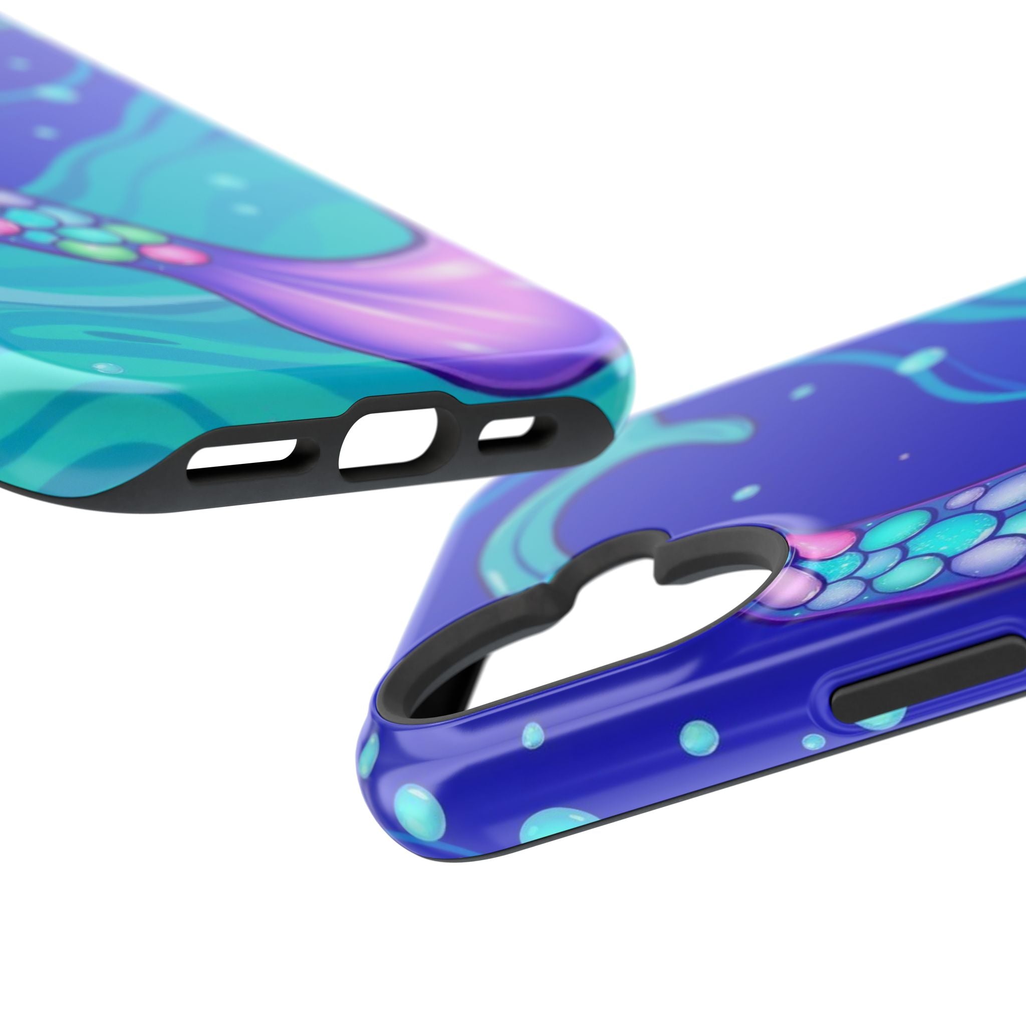 iPhone Mermaid Tail Swirl Kids Fun iPhone Phone Case Gift Artistic · iPhone Case
