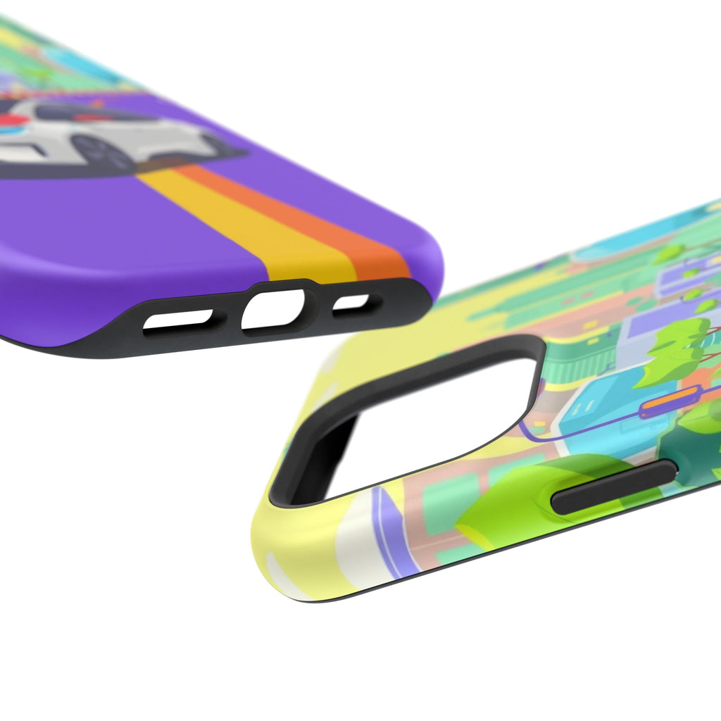 iPhone Electric Car Future Kids Fun Phone Case Gift Slim Snap Case · iPhone Case