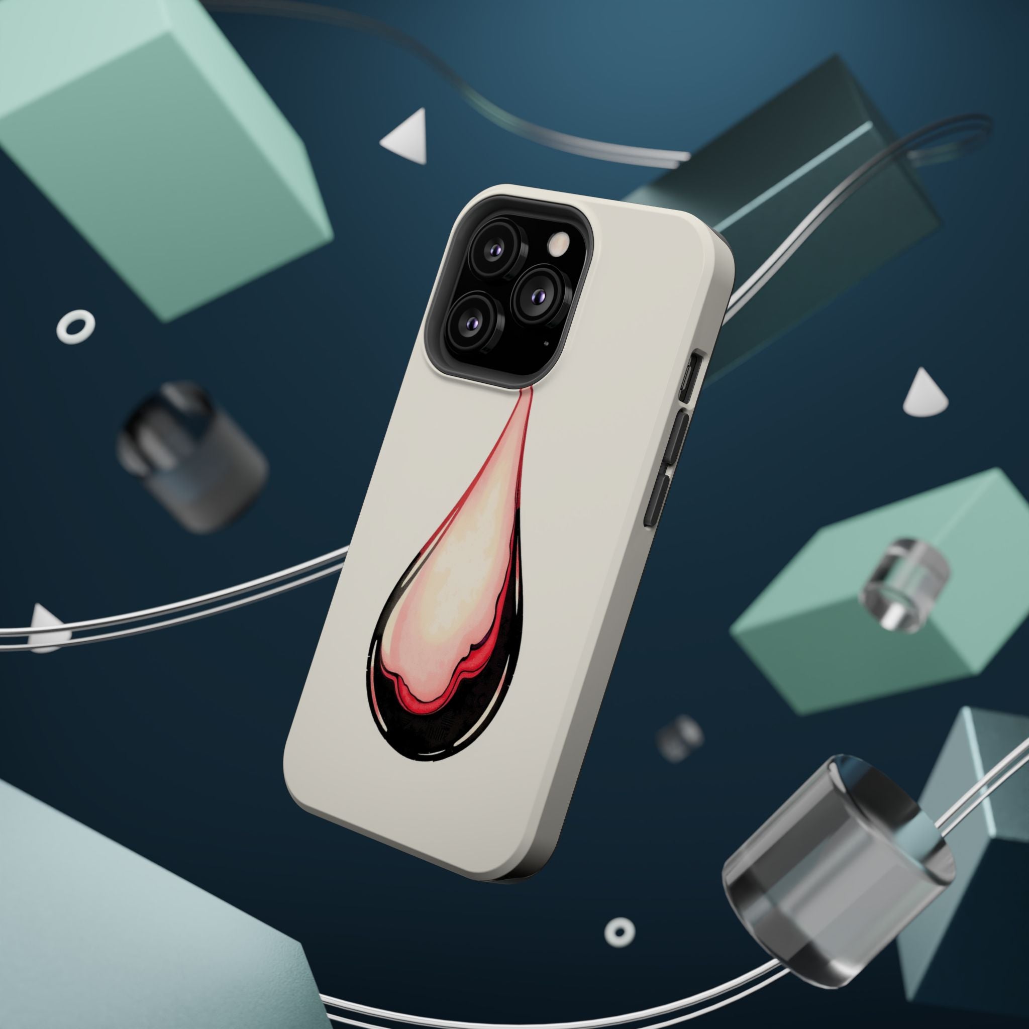 iPhone Ink Drop Dark Gothic Slim Everyday Designer Case · iPhone Case Quiet Mood