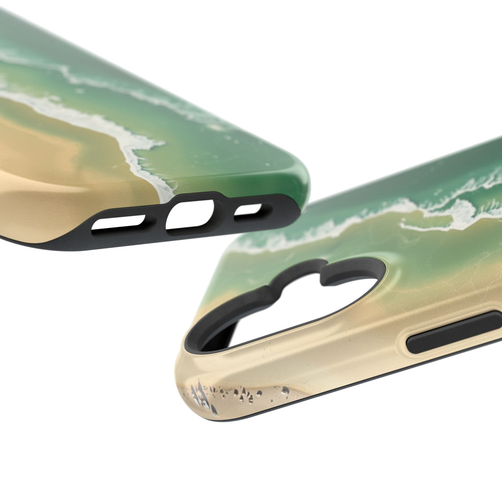 iPhone Shoreline Aerial Bold Art Bold Modern Everyday Snap Case · iPhone Case