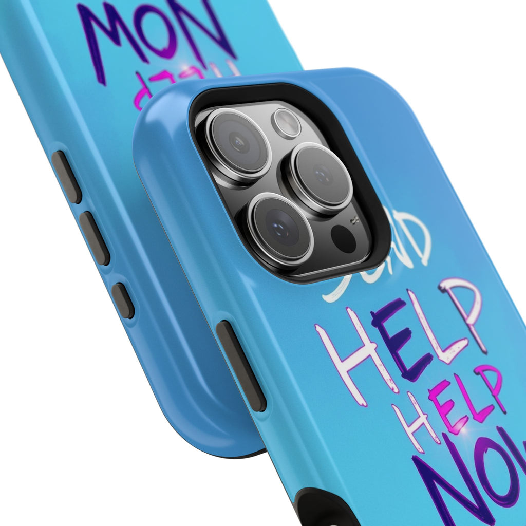 iPhone Radiant Send Help Now Design Slim Everyday Designer Case · iPhone Case