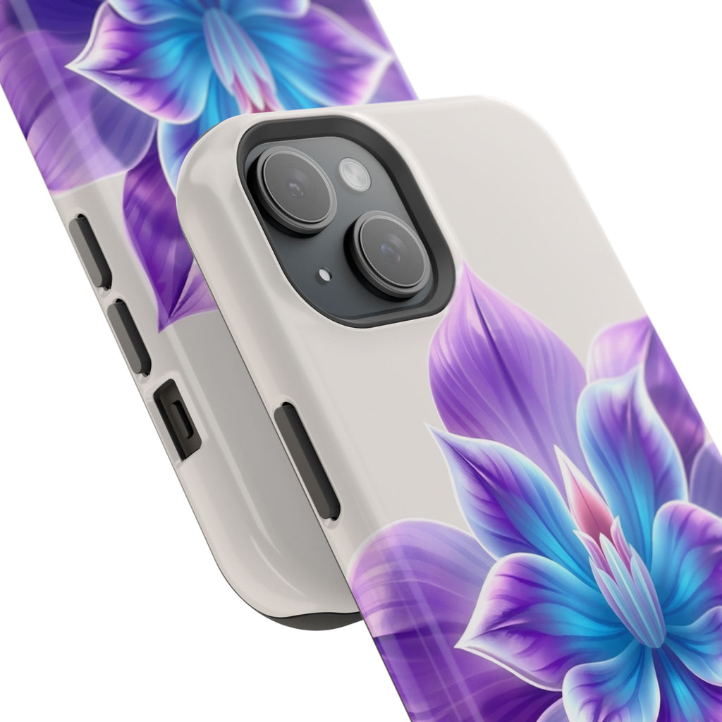 iPhone Dreamy Neon Floral Design 10 Slim Everyday Designer Case · iPhone Case