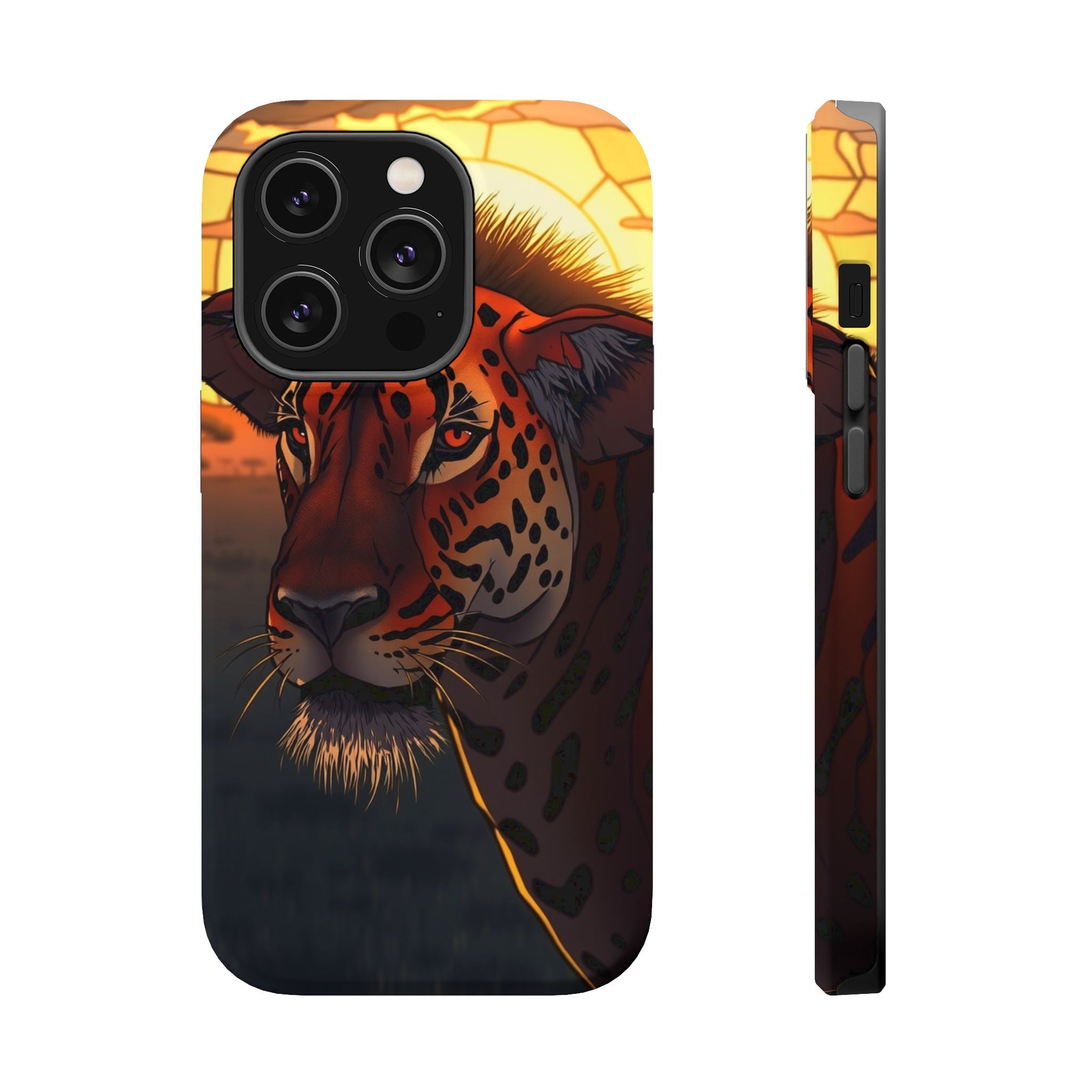iPhone Savanna Horizon Stained Glass Slim Everyday Designer Case · iPhone Case