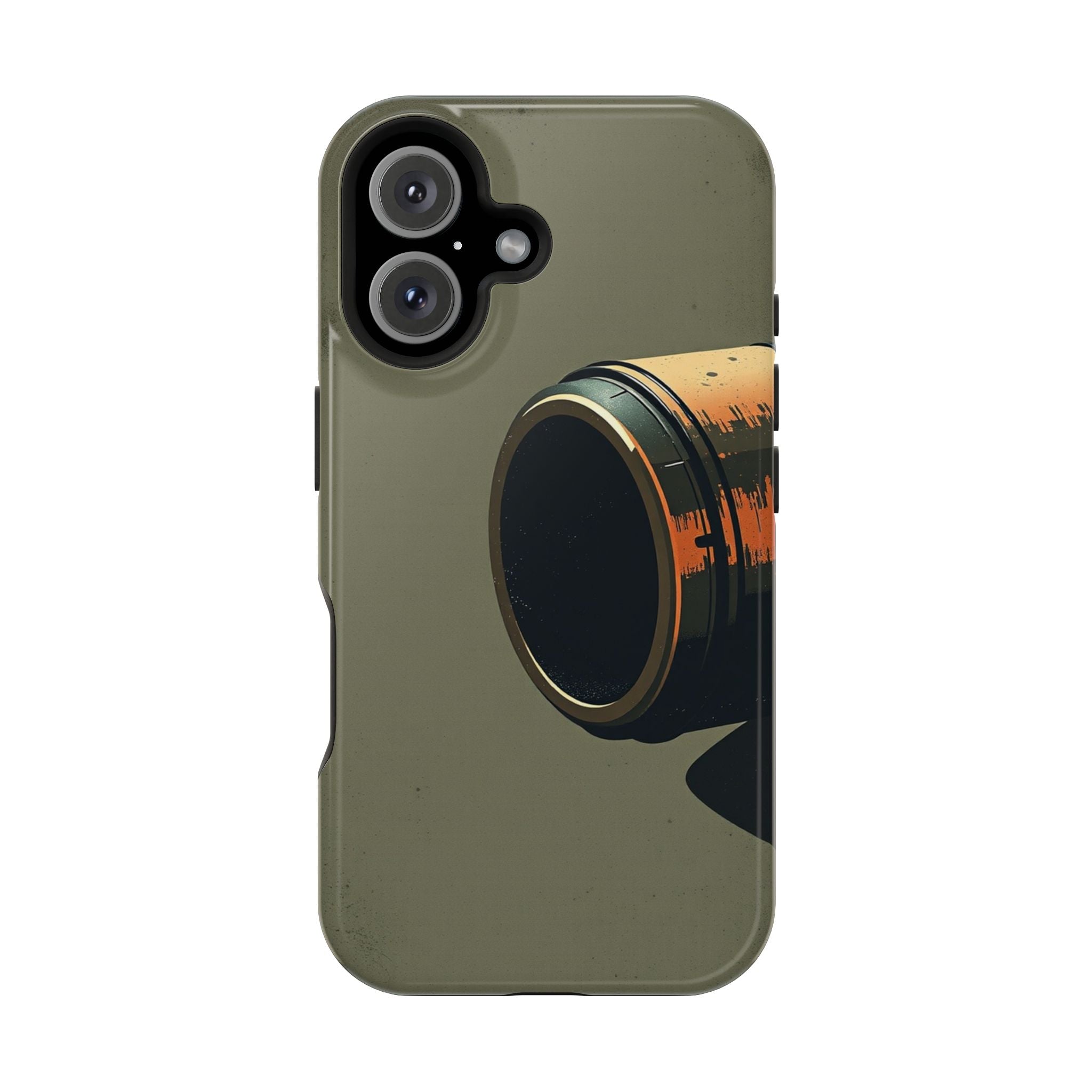 iPhone Charcoal And Copper Vintage Postcard Slim Everyday Designer Case · iPhone