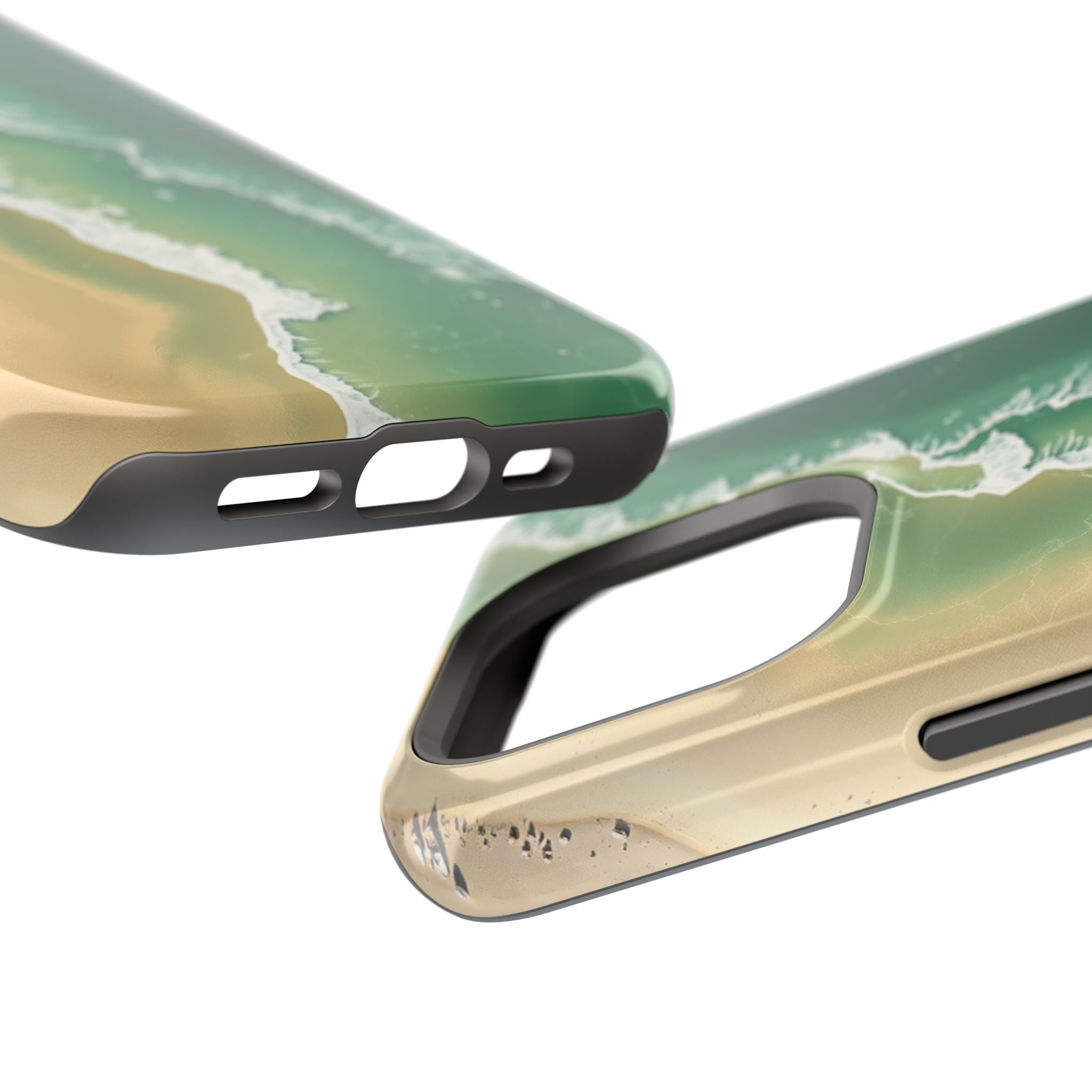 iPhone Shoreline Aerial Bold Art Bold Modern Everyday Snap Case · iPhone Case