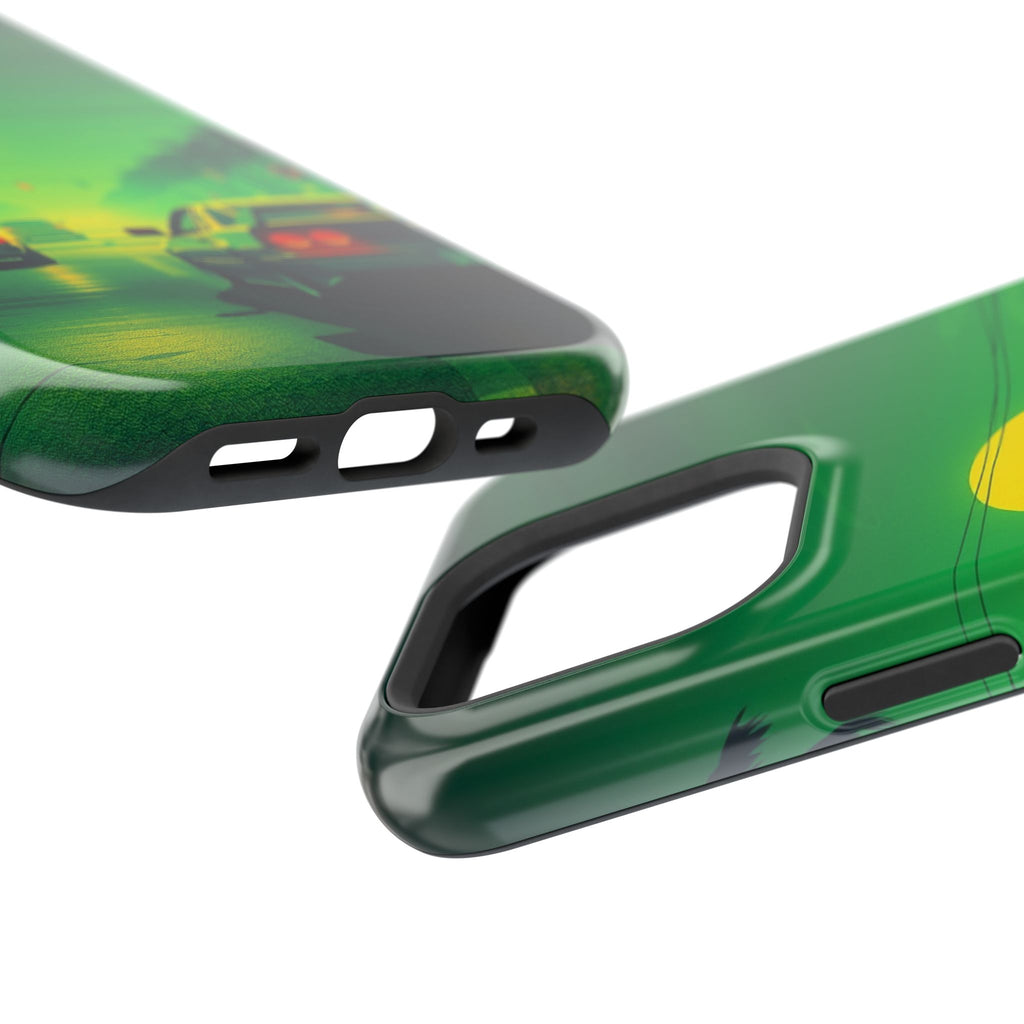 iPhone Dreamy Sunset Drive 80s Design Slim Everyday Designer Case · iPhone Case