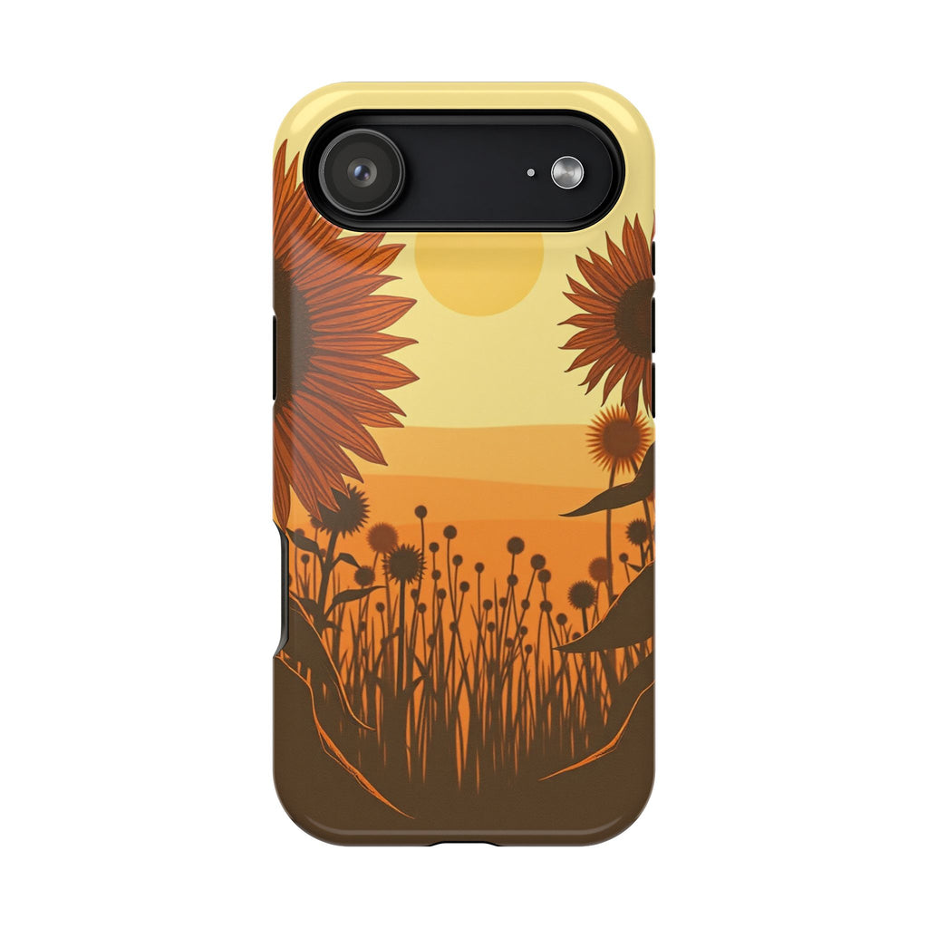 iPhone Serene Sunflower Prairie Design Slim Everyday Designer Case · iPhone Case
