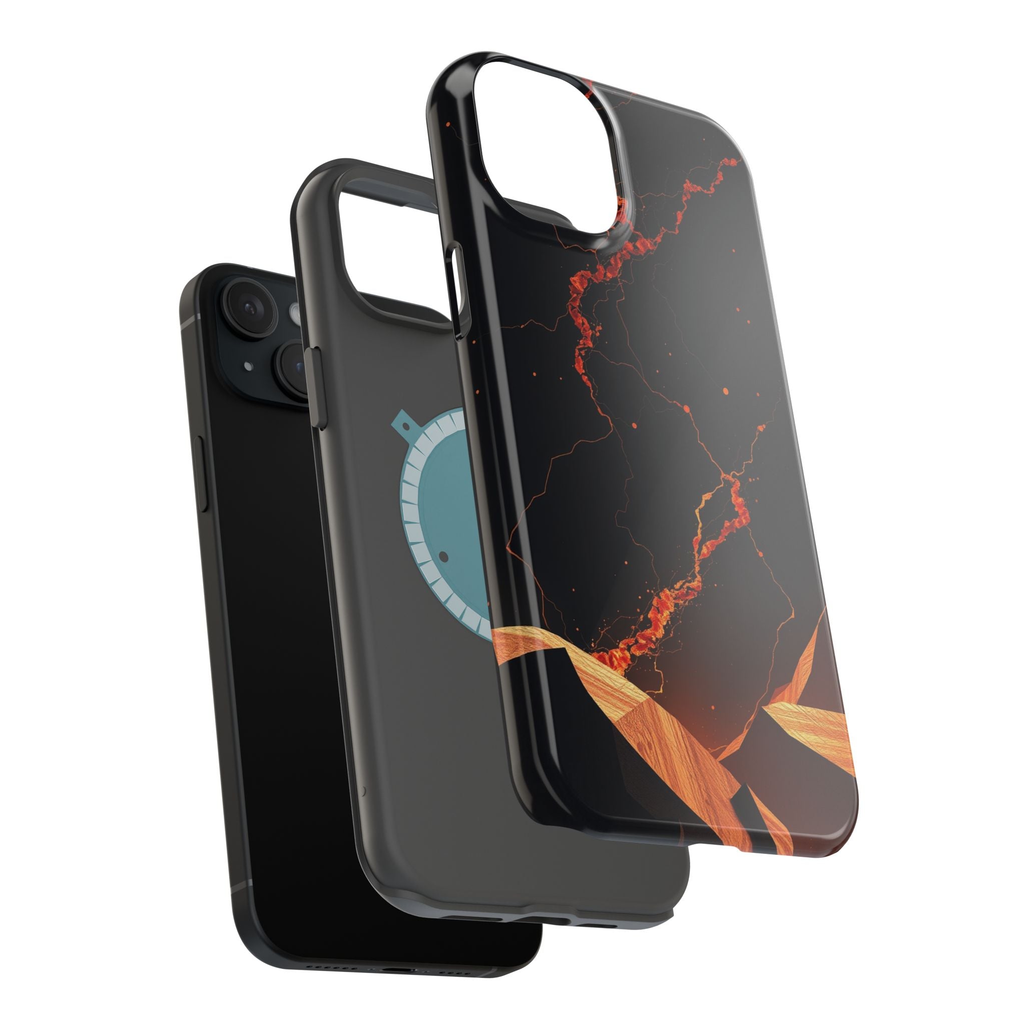 iPhone Petal Storm Electric Art 10 Bold Modern Everyday Snap Case · iPhone Case