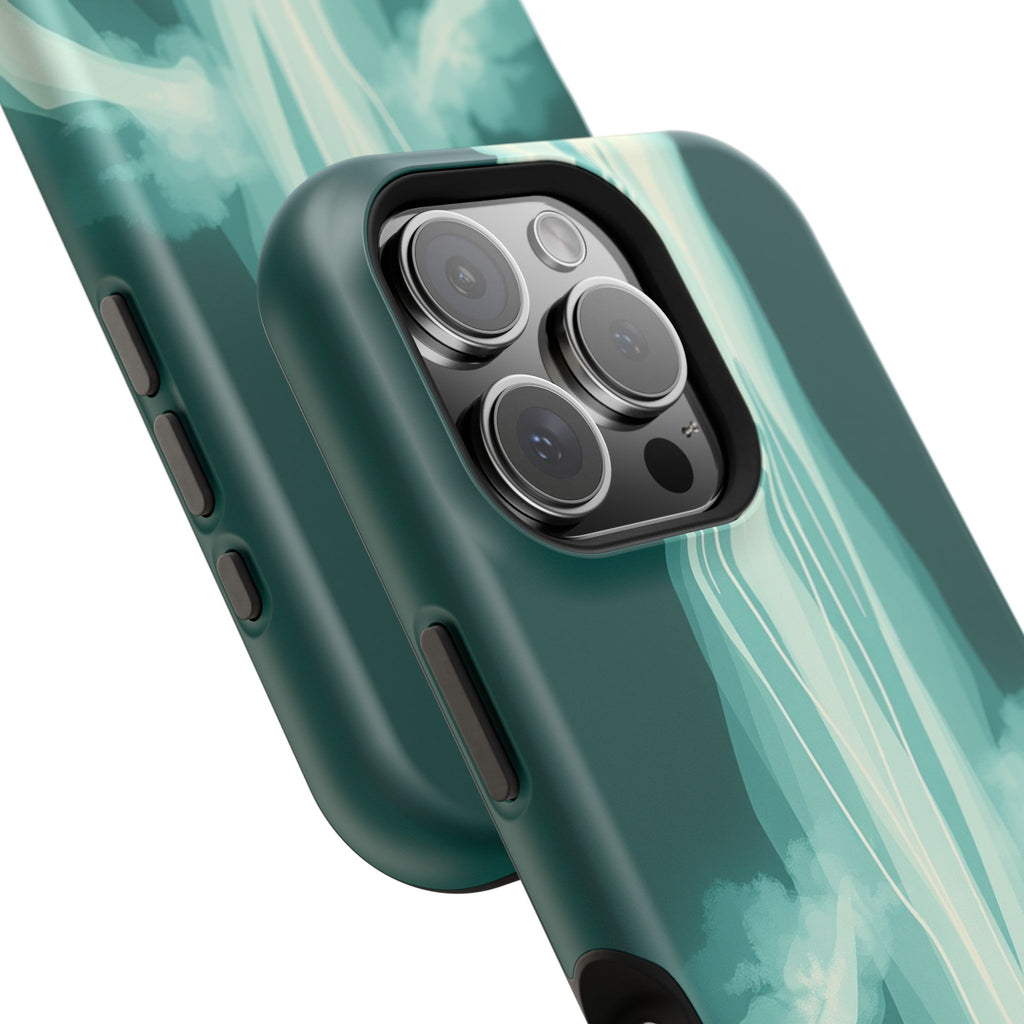 iPhone Sage And Ivory Waterfall Mist Slim Everyday Designer Case · iPhone Case