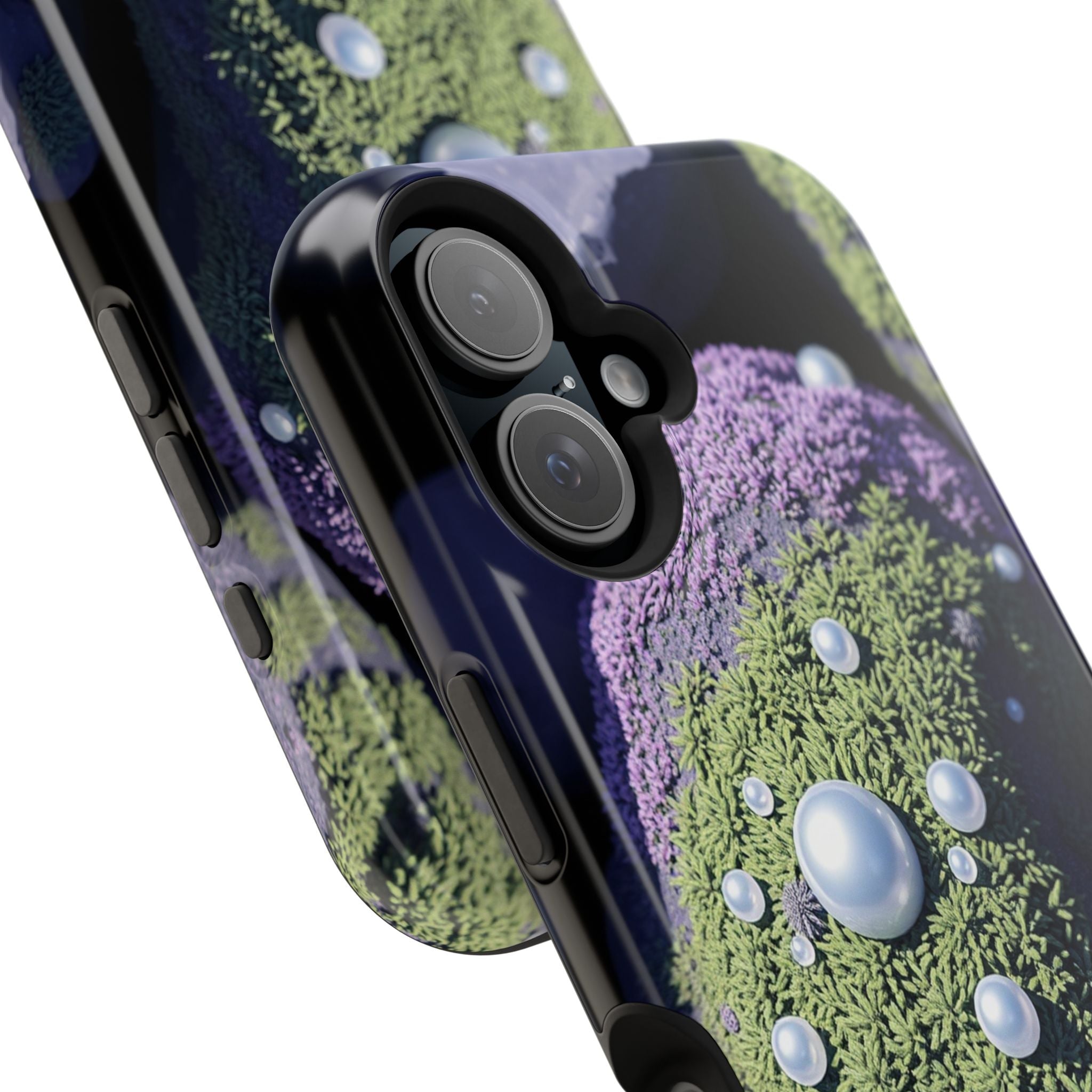 iPhone Moss Covered Rocks Electric Art Slim Everyday Designer Case · iPhone Case