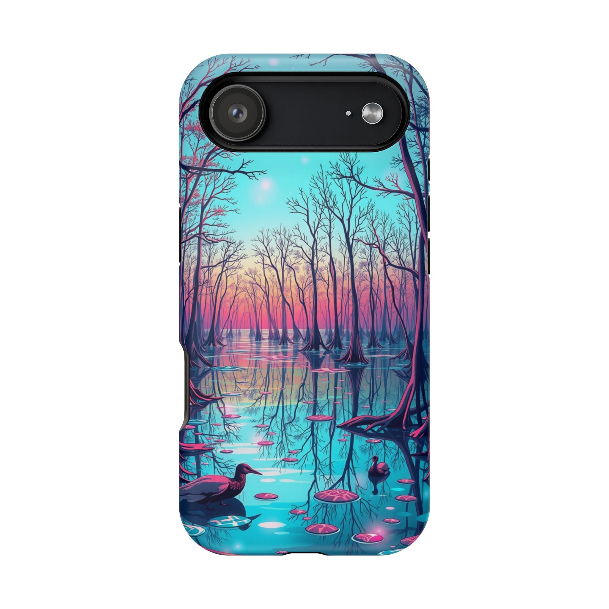 iPhone Cypress Swamp Holographic Iridescent Slim iPhone Everyday · iPhone Case