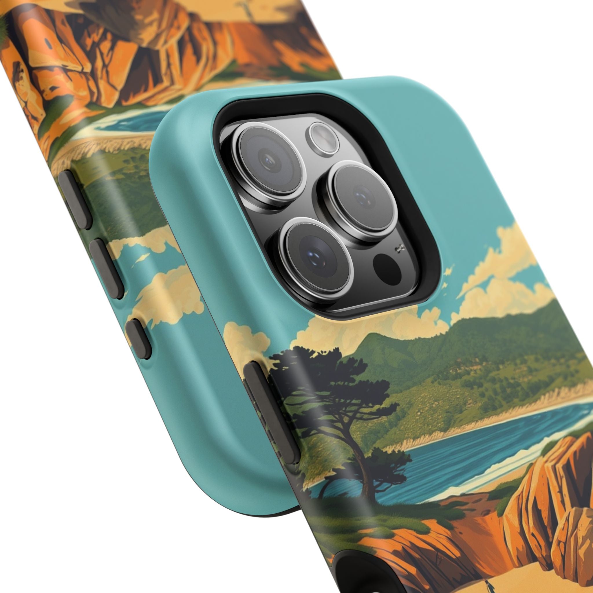 iPhone Pebble Beach Vintage Retro Poster Slim Everyday iPhone Designer · iPhone