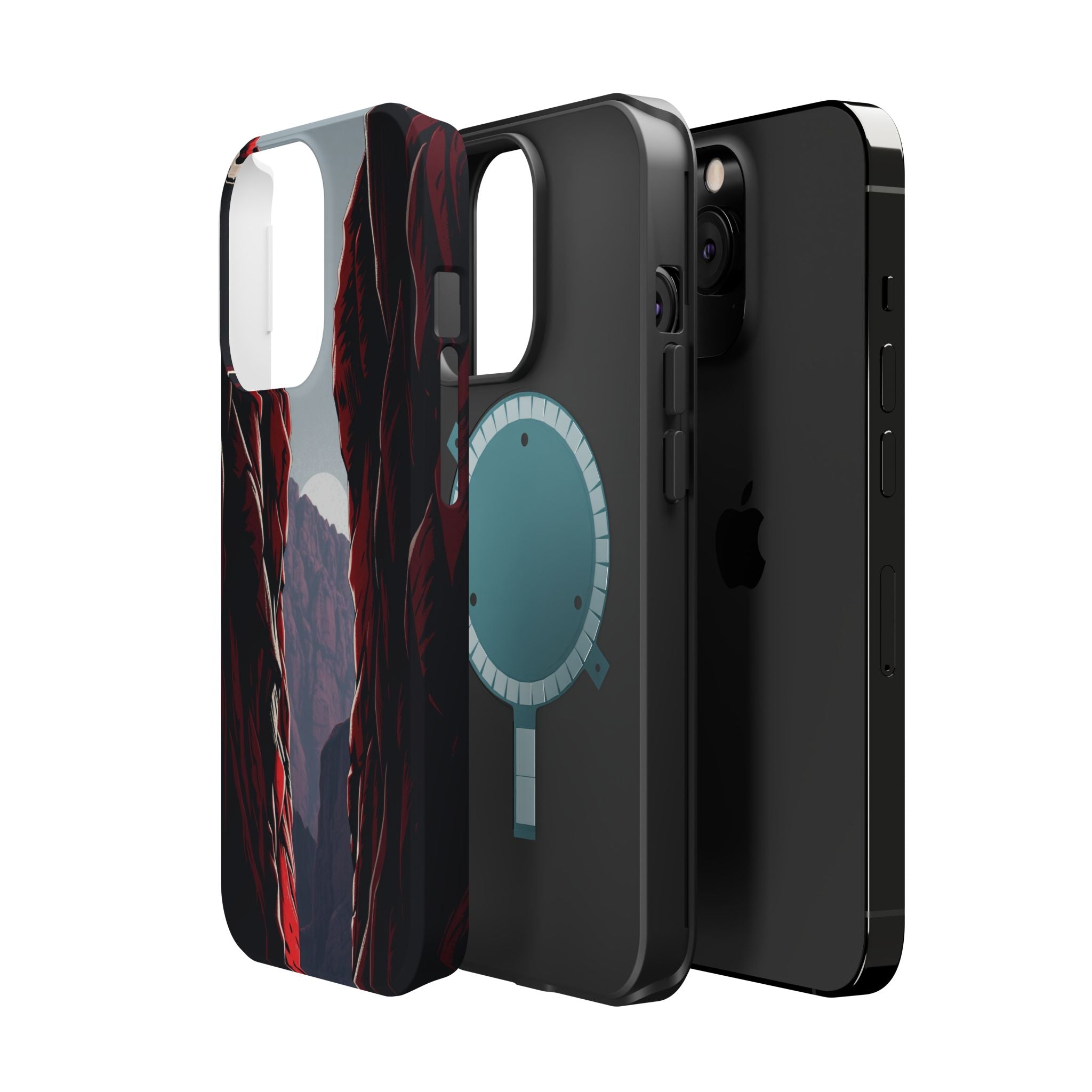 iPhone Serene Canyon Wall Design Bold Modern Everyday Snap Case · iPhone Case