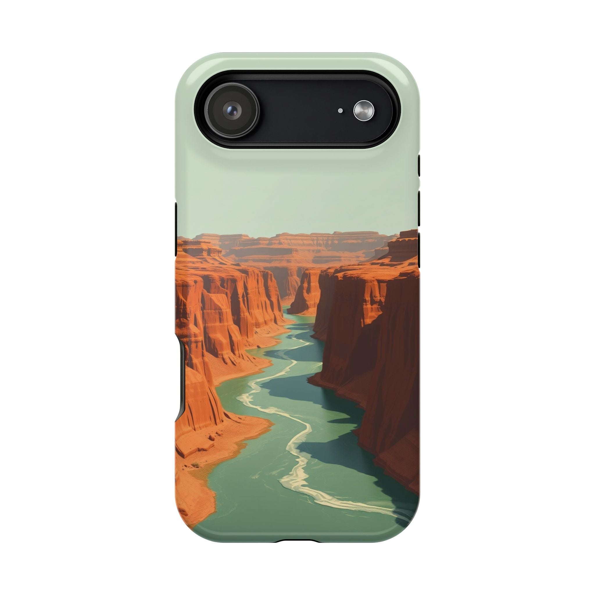 iPhone Burnt Orange And Sand River Canyon Slim iPhone Everyday Designer · iPhone