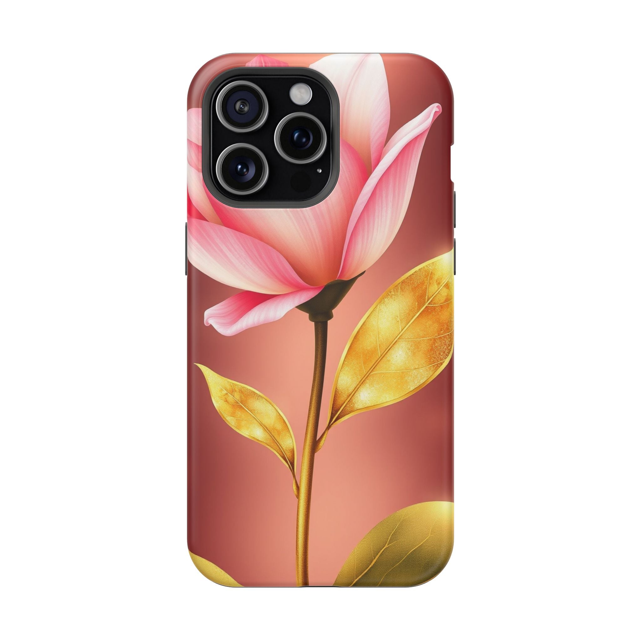 iPhone Dreamy Bloom and Leaf Design 14 Slim Everyday Designer Case · iPhone Case