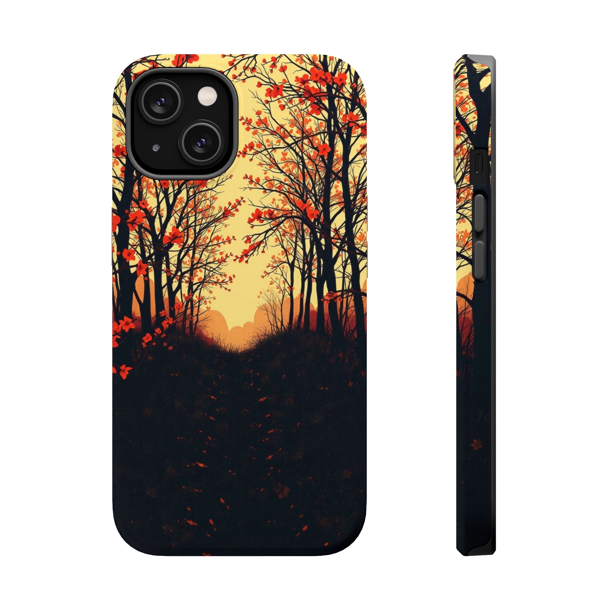 iPhone Dreamy Blossom Trail Design Bold Modern Everyday Snap Case · iPhone Case