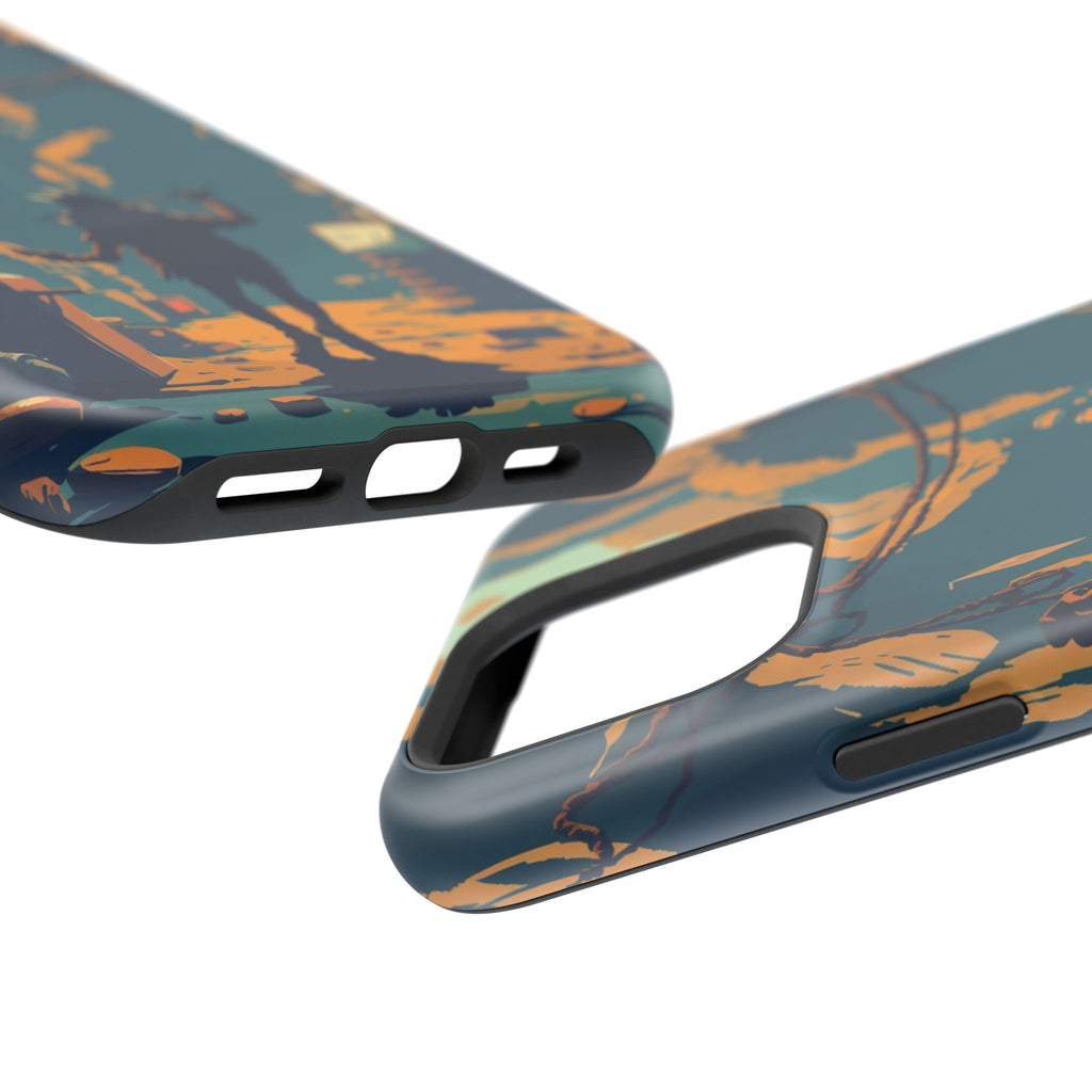 iPhone Mustard And Rust Unhinged in a Cute Way Soft Finish Everyday Case · iPhon