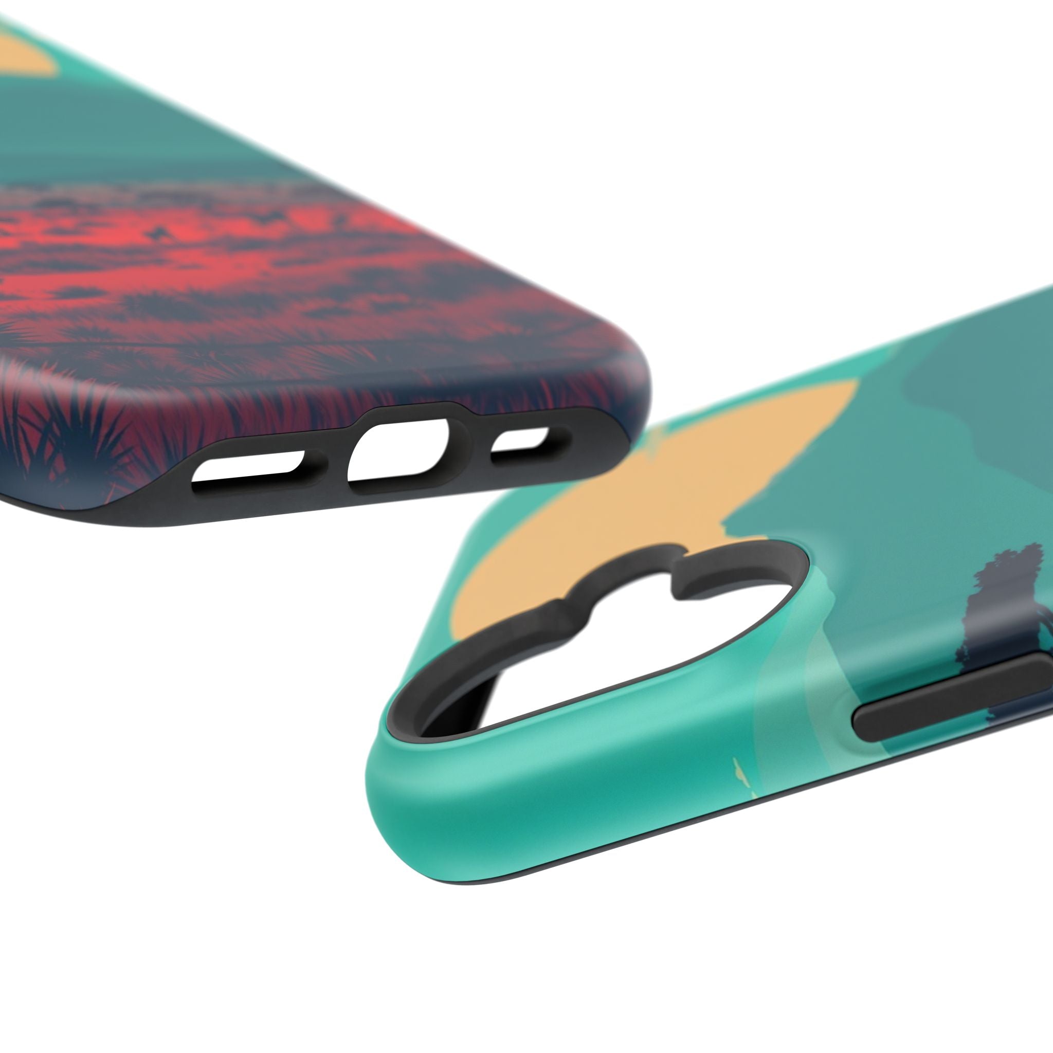 iPhone Savanna Horizon Vintage Retro Poster Slim iPhone Everyday · iPhone Case