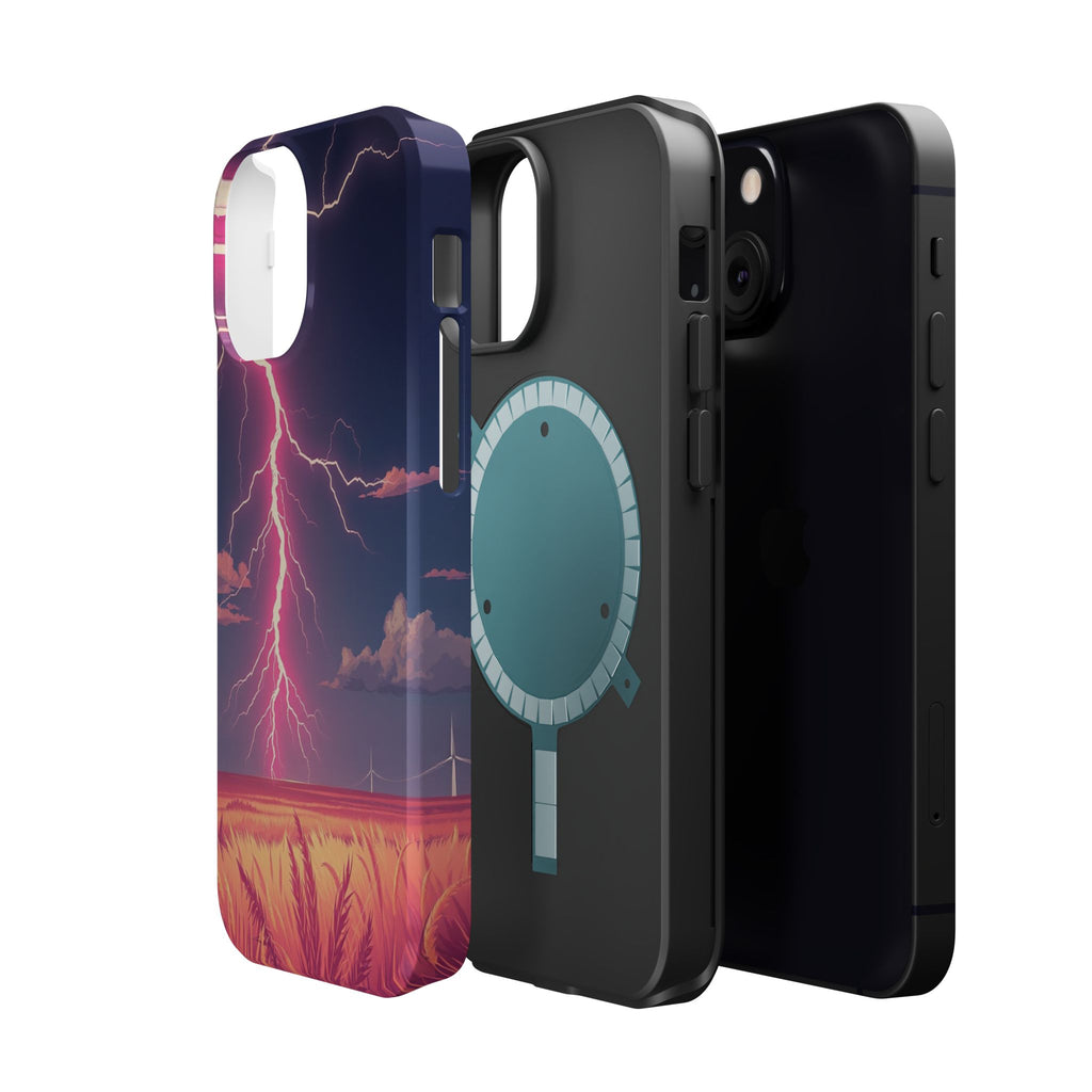 iPhone Rose Pink And Cream Prairie Lightning Slim iPhone Everyday · iPhone Case