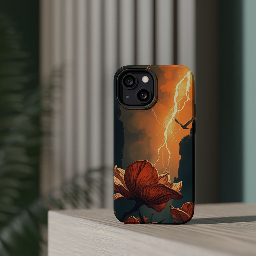 iPhone Vibrant Petal Storm Design Bold Modern Everyday Snap Case · iPhone Case