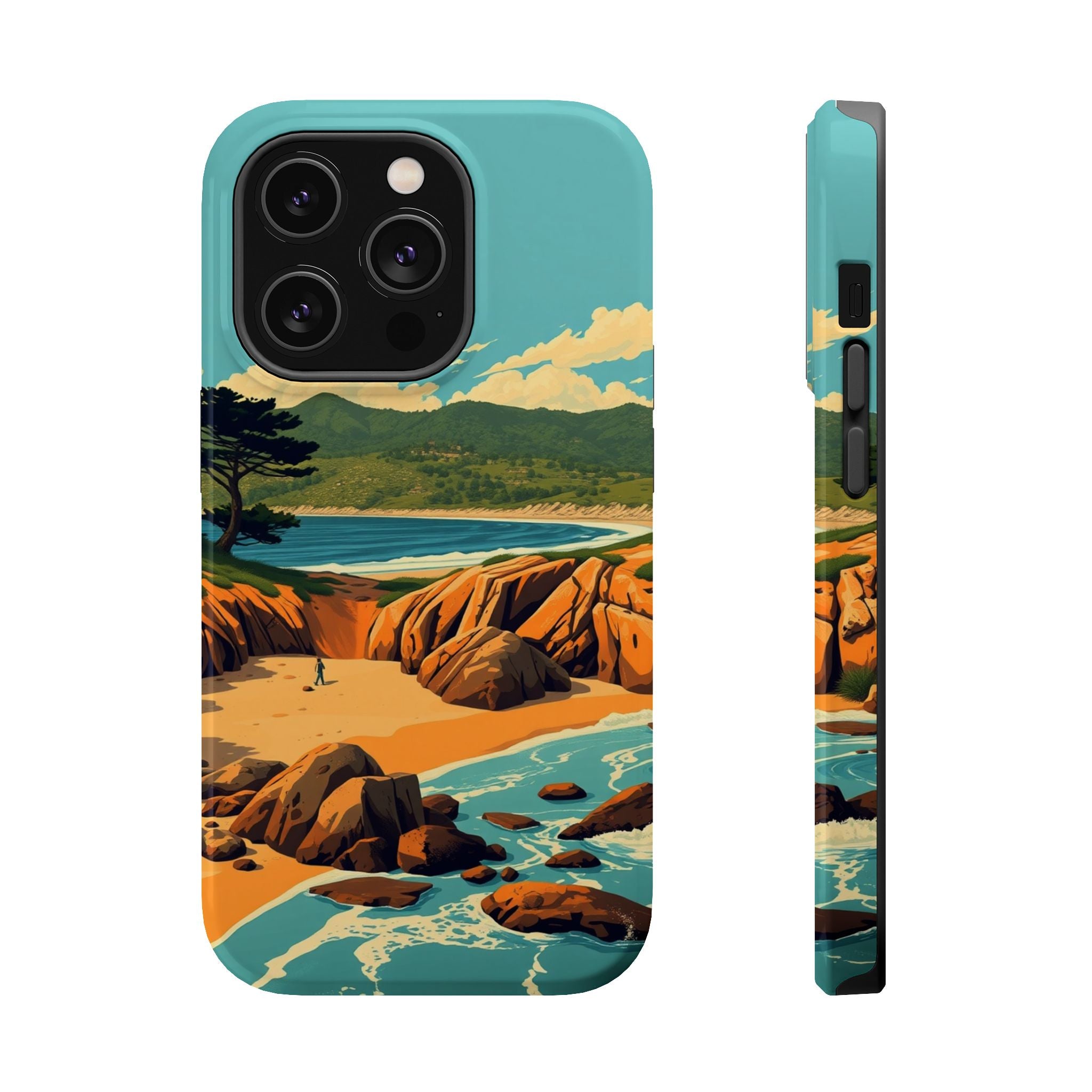 iPhone Pebble Beach Vintage Retro Poster Slim Everyday iPhone Designer · iPhone