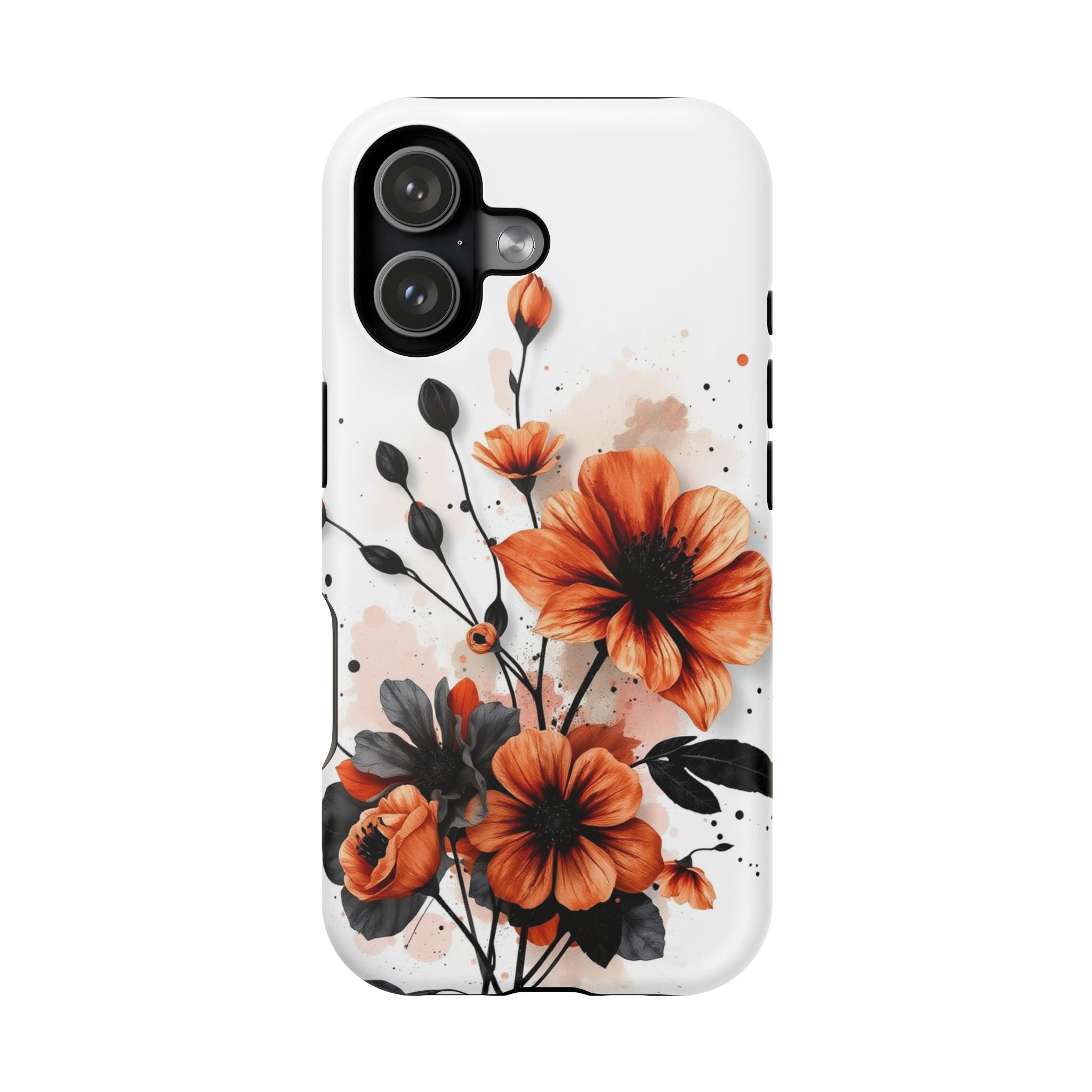 iPhone Floral Watercolor Splash 3D Digital Slim iPhone Everyday · iPhone Case