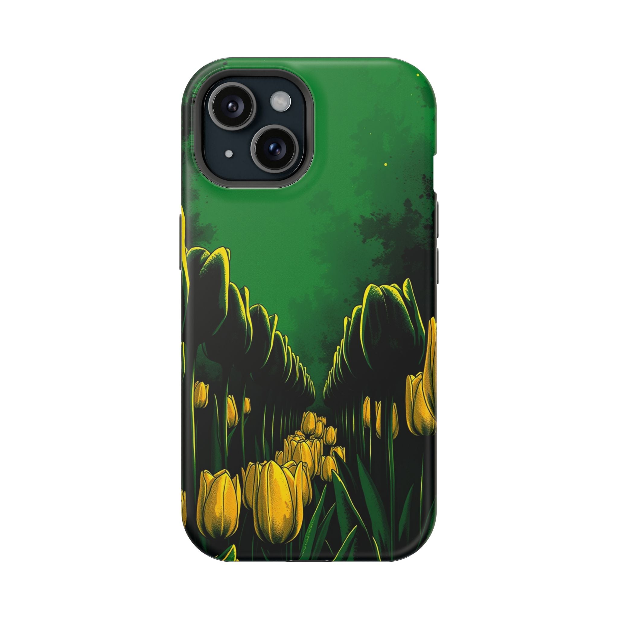 iPhone Tulip Row Emerald Green And Gold Slim Snap Case · iPhone Case