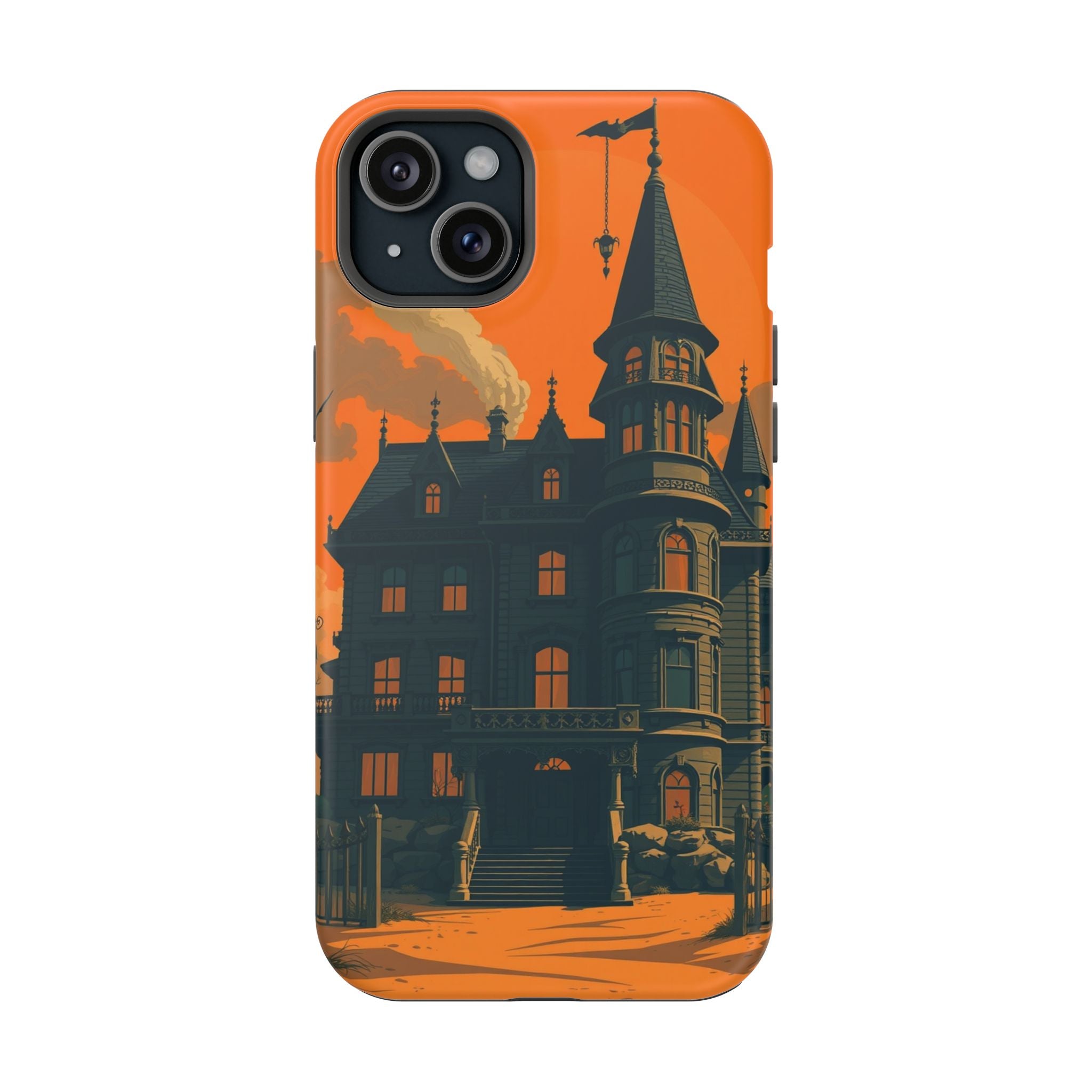 iPhone Vibrant Haunted Mansion Design Slim Everyday Designer Case · iPhone Case