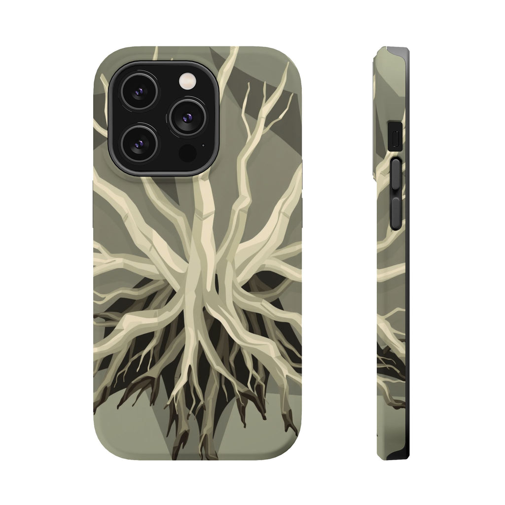 iPhone Sage And Ivory Mangrove Roots Slim Everyday Designer Case · iPhone Case