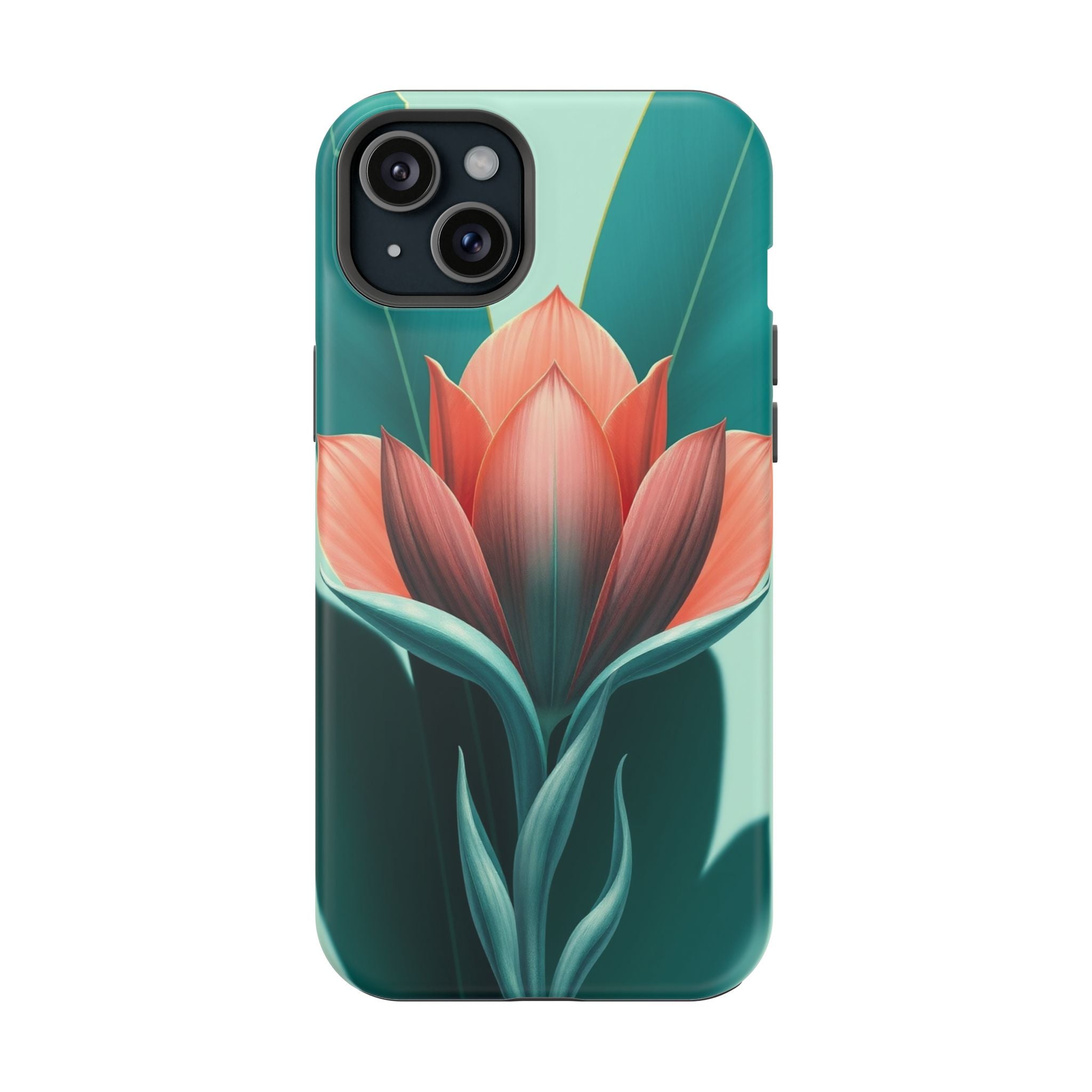 iPhone Dreamy Botanical Illustration Design Soft iPhone 14 Finish · iPhone Case