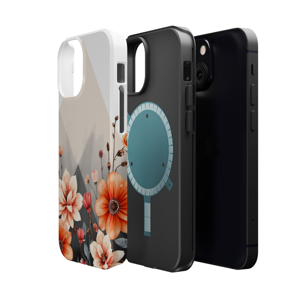 iPhone Floral Geometric Vibrant Design Slim Snap Case · iPhone Case