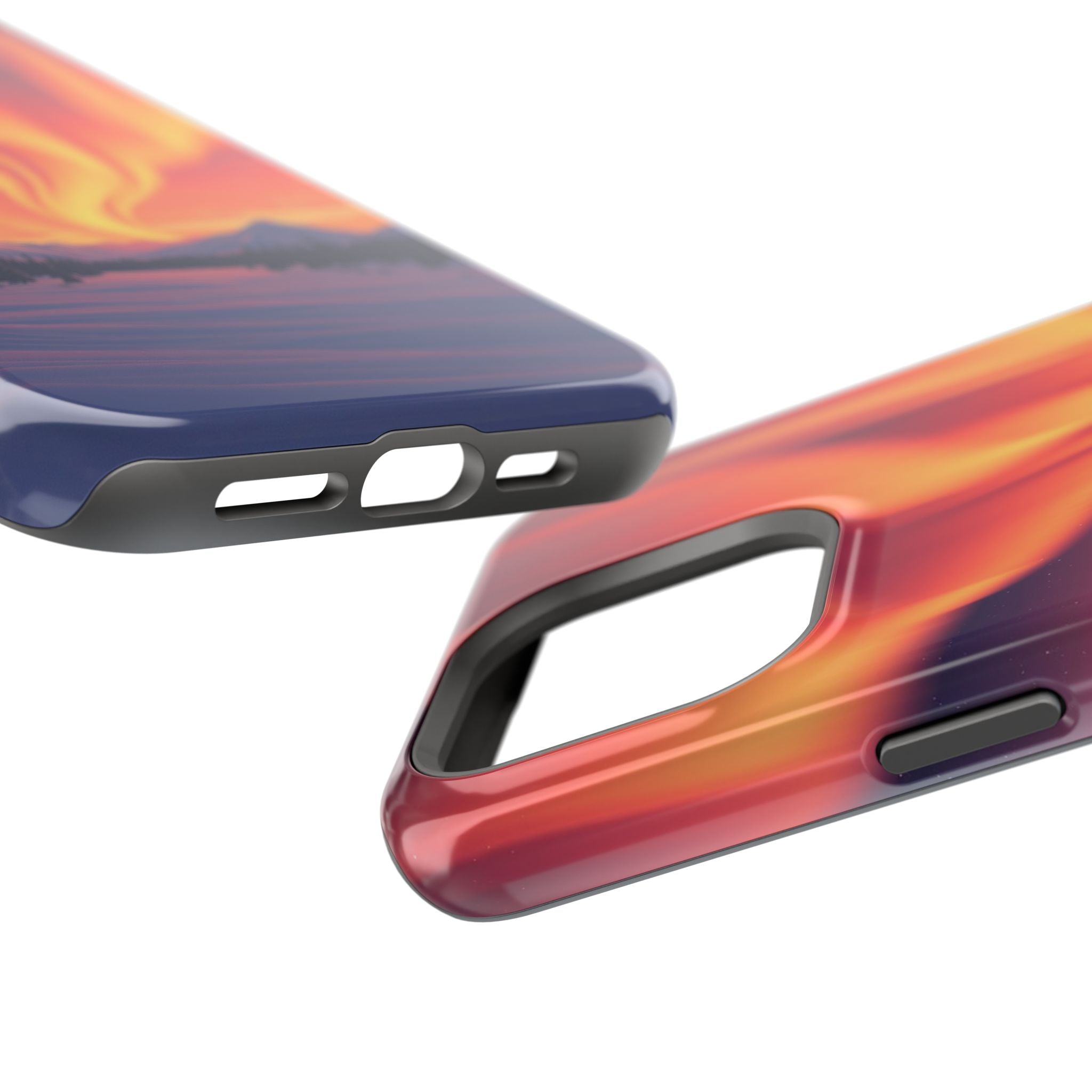 iPhone Sunset Amber And Peach Northern Lights Slim iPhone Everyday · iPhone Case