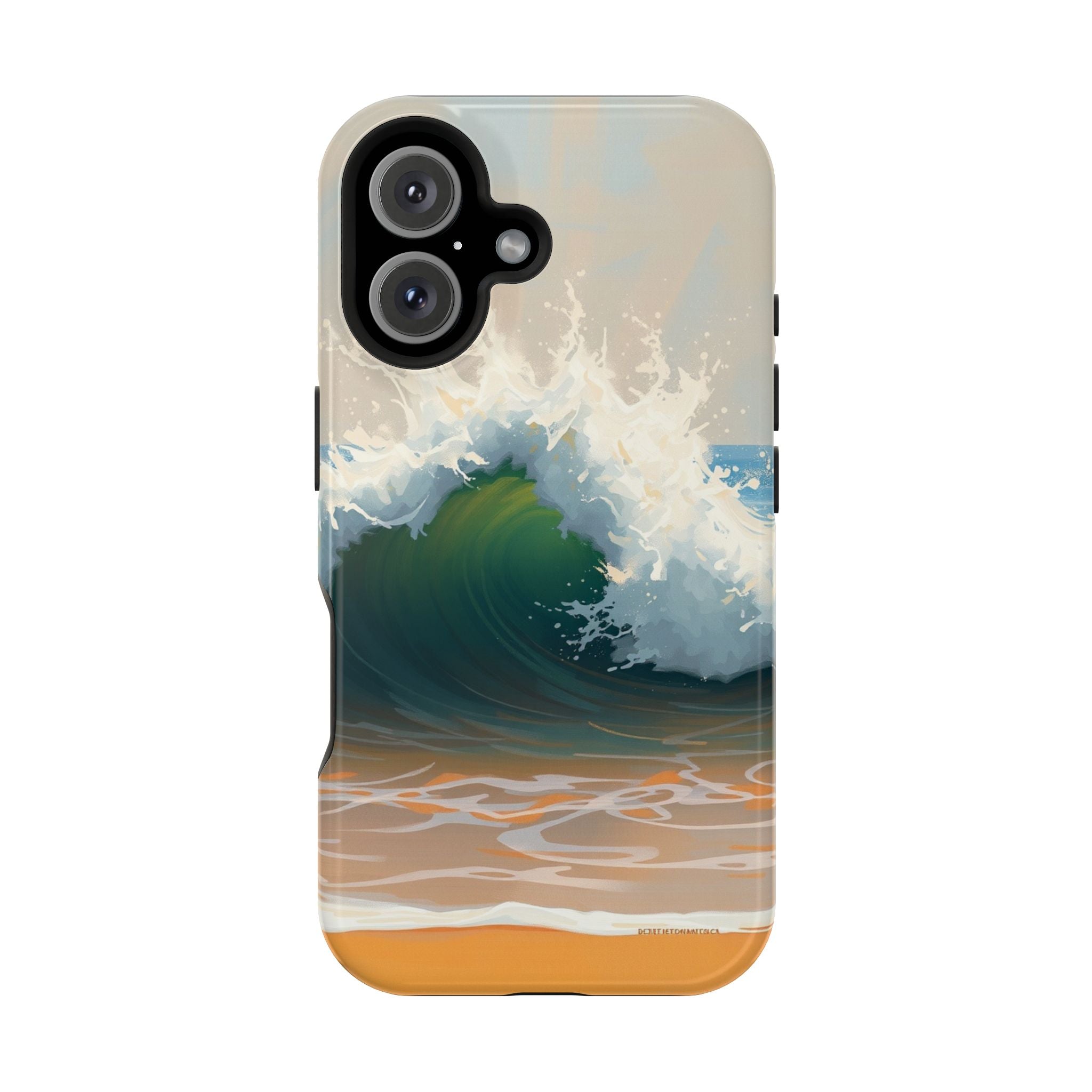 iPhone Radiant Ocean Wave Crash Design Slim Everyday Designer Case · iPhone Case