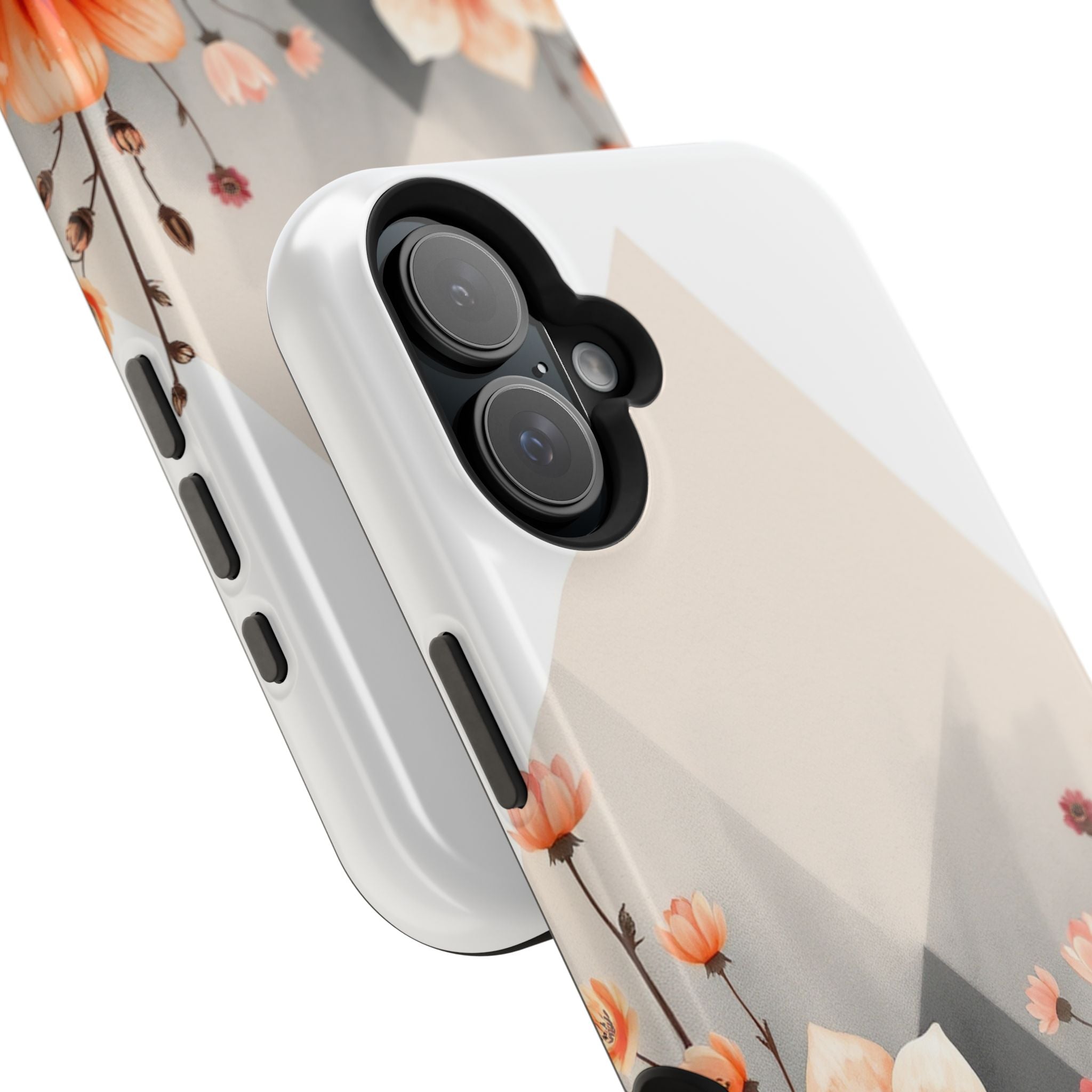 iPhone Floral Geometric Vibrant Design Slim Snap Case · iPhone Case