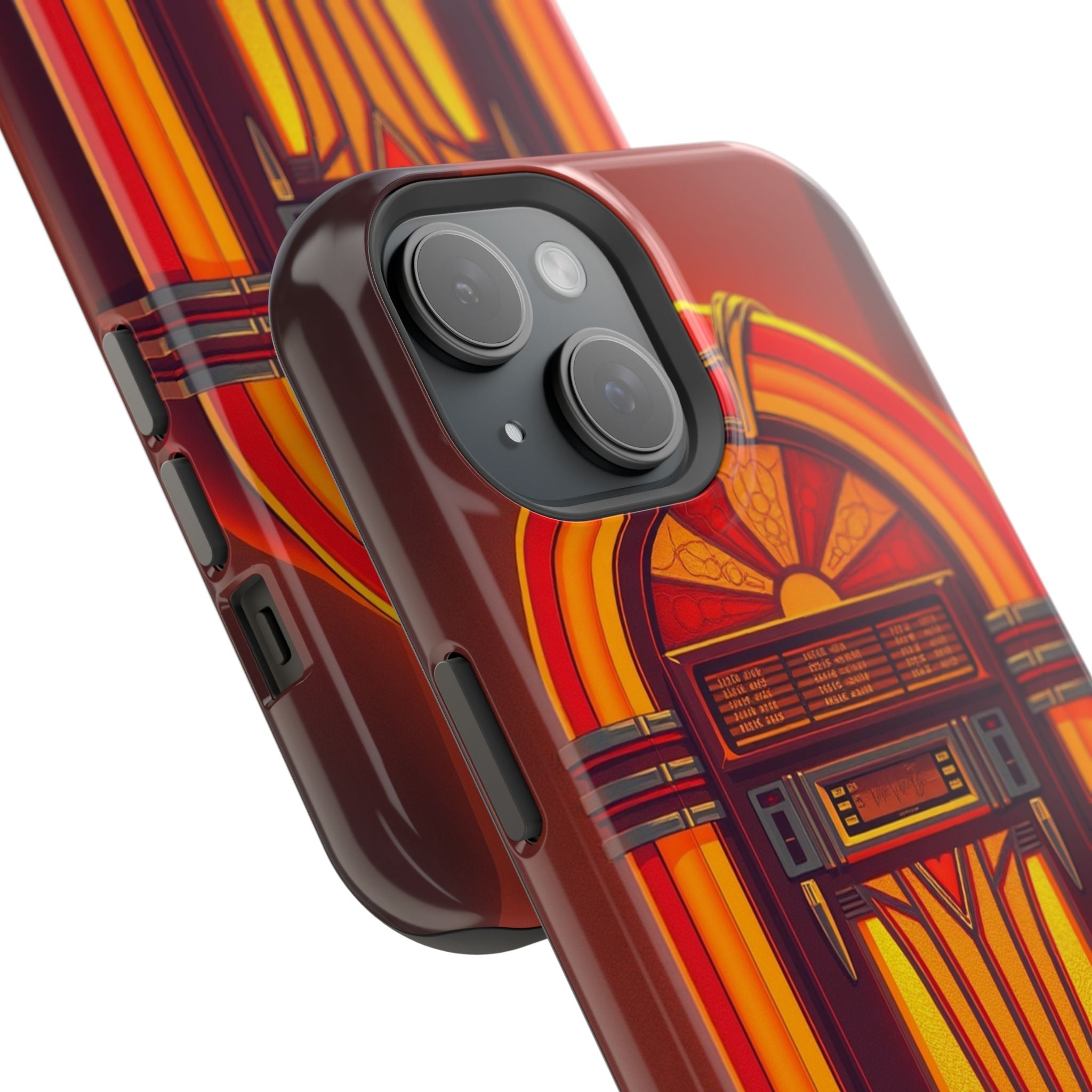 iPhone Jukebox Glow Pop Art Bold Bold Modern Everyday Snap Case · iPhone Case