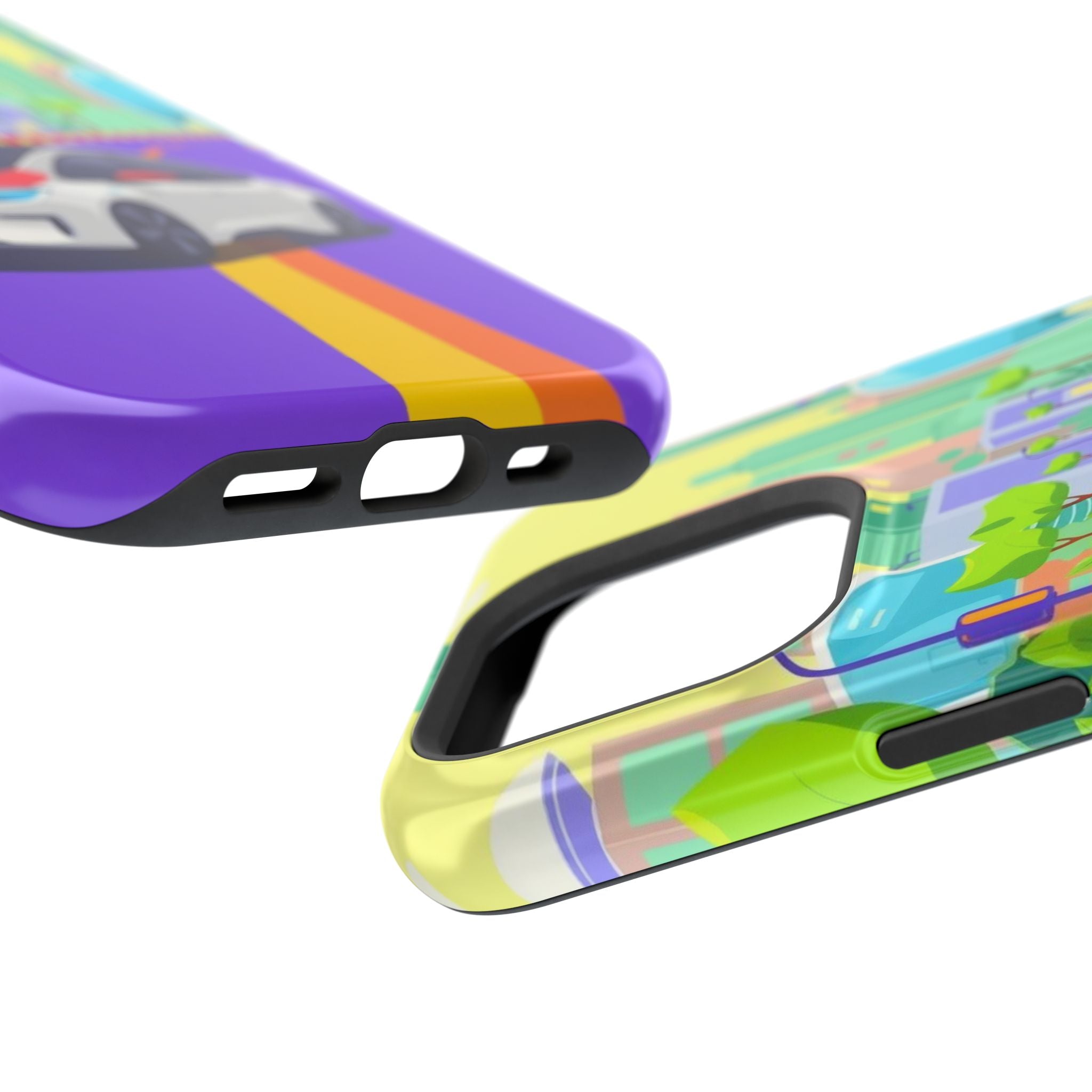 iPhone Electric Car Future Kids Fun Phone Case Gift Slim Snap Case · iPhone Case
