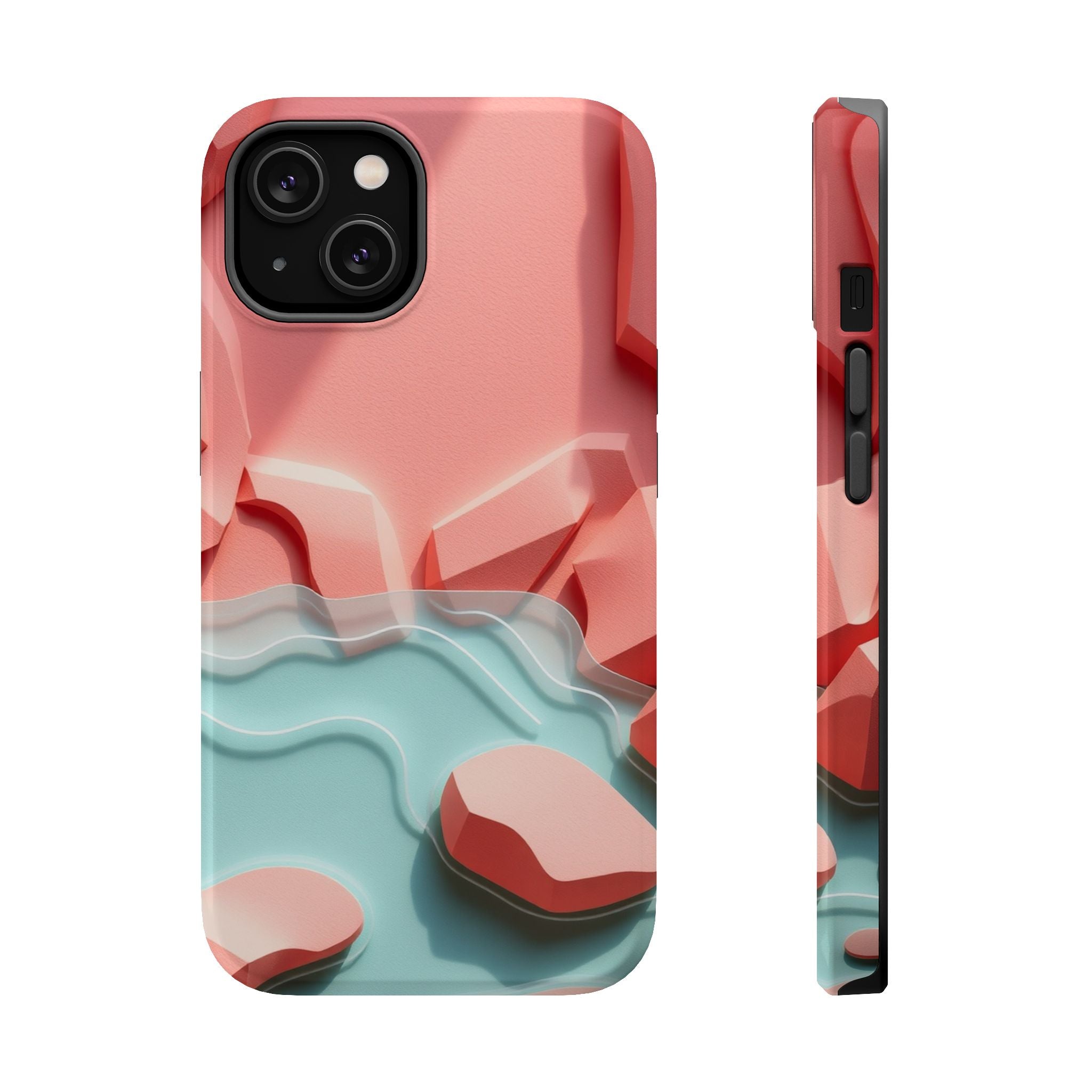 iPhone Tidal Pool Paper Cut Art Slim Everyday Designer Case · iPhone Case