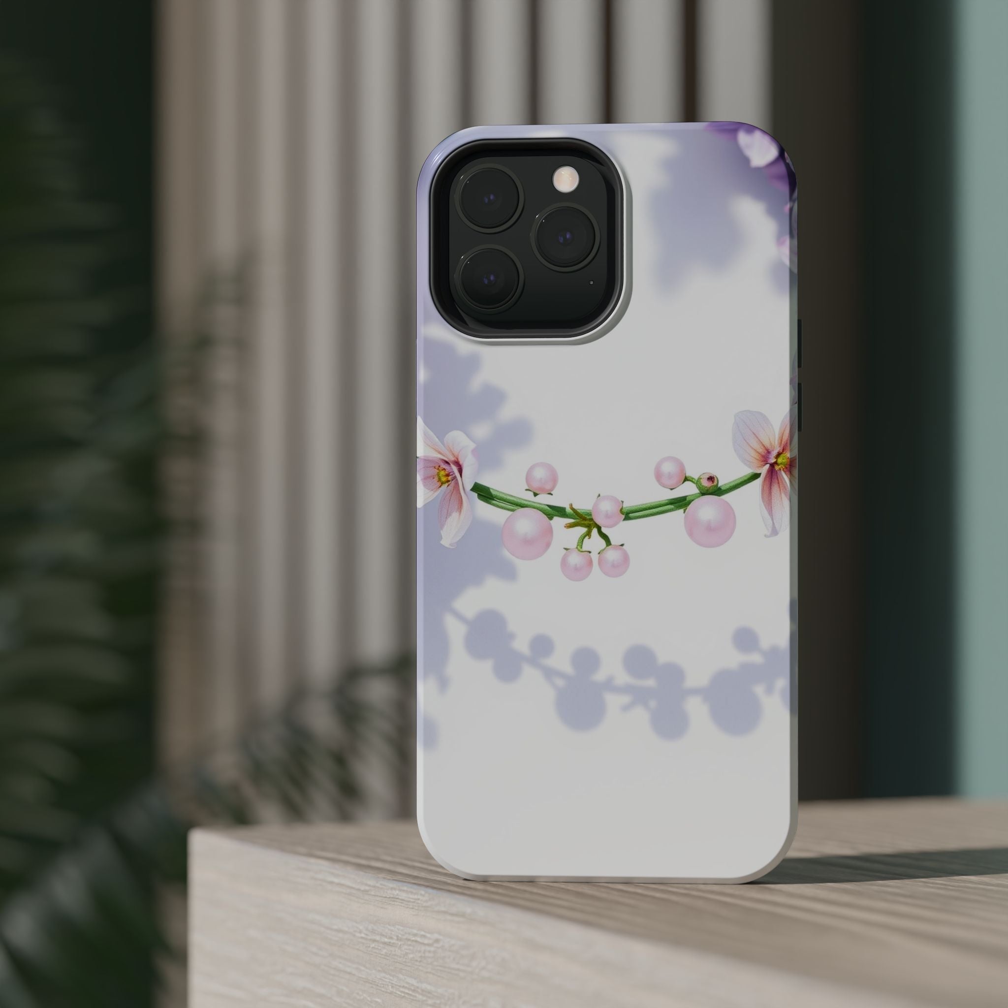 iPhone Vibrant Floral Crown Design Clean Minimal Snap Cas Slim Snap Case · iPhon