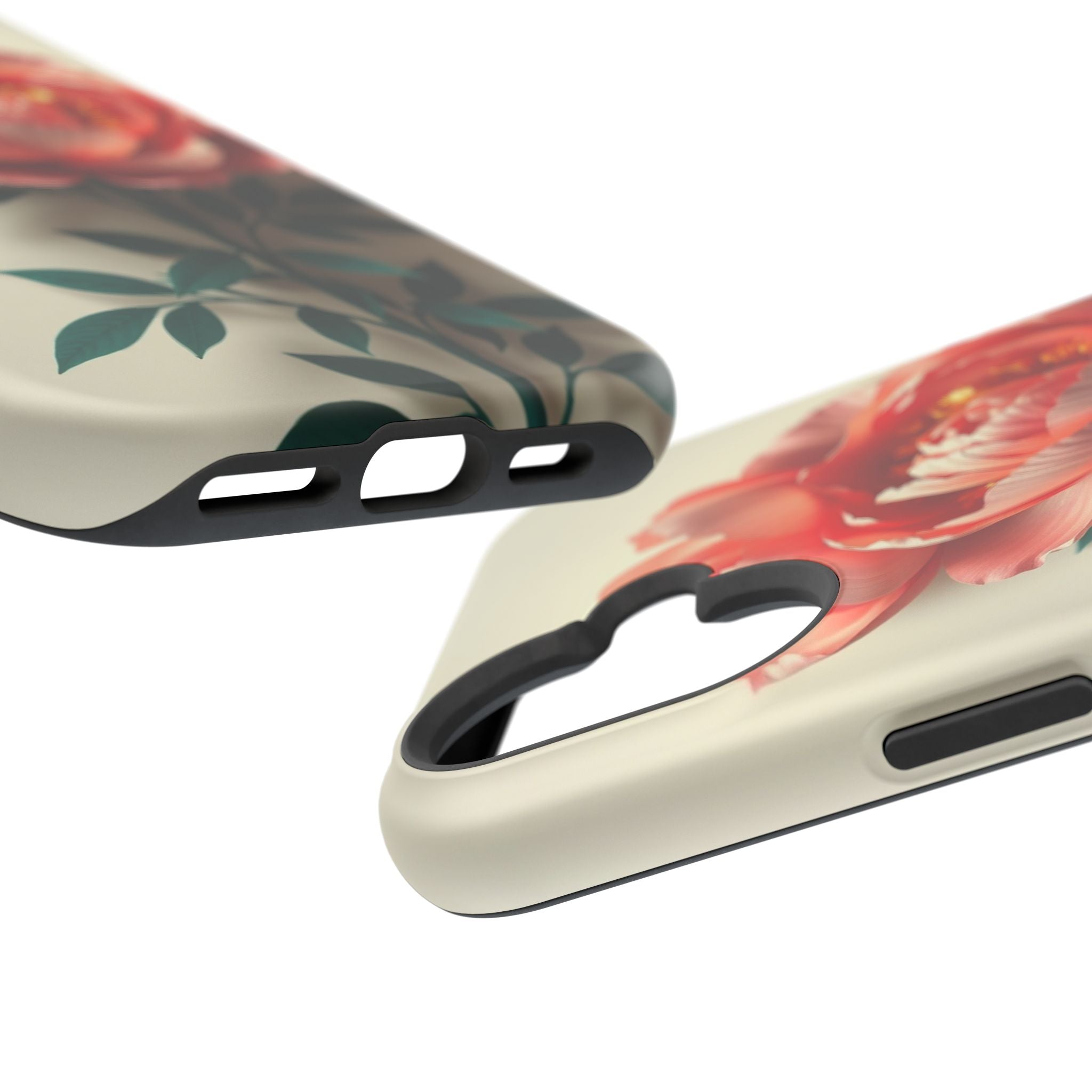 iPhone Emerald Green And Gold Peony Bouquet Slim iPhone Everyday · iPhone Case