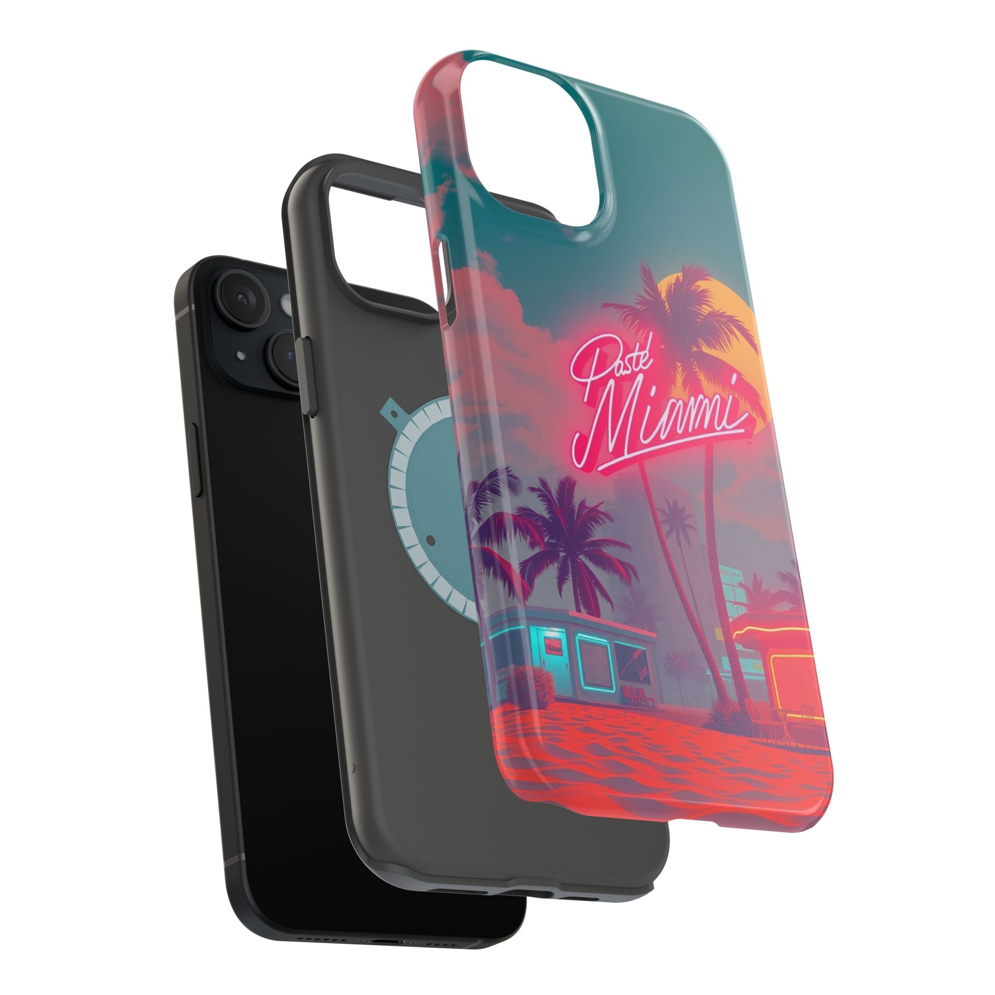 iPhone 1980s Pastel Miami Enchanted Art Slim Everyday Designer Case · iPhone Cas