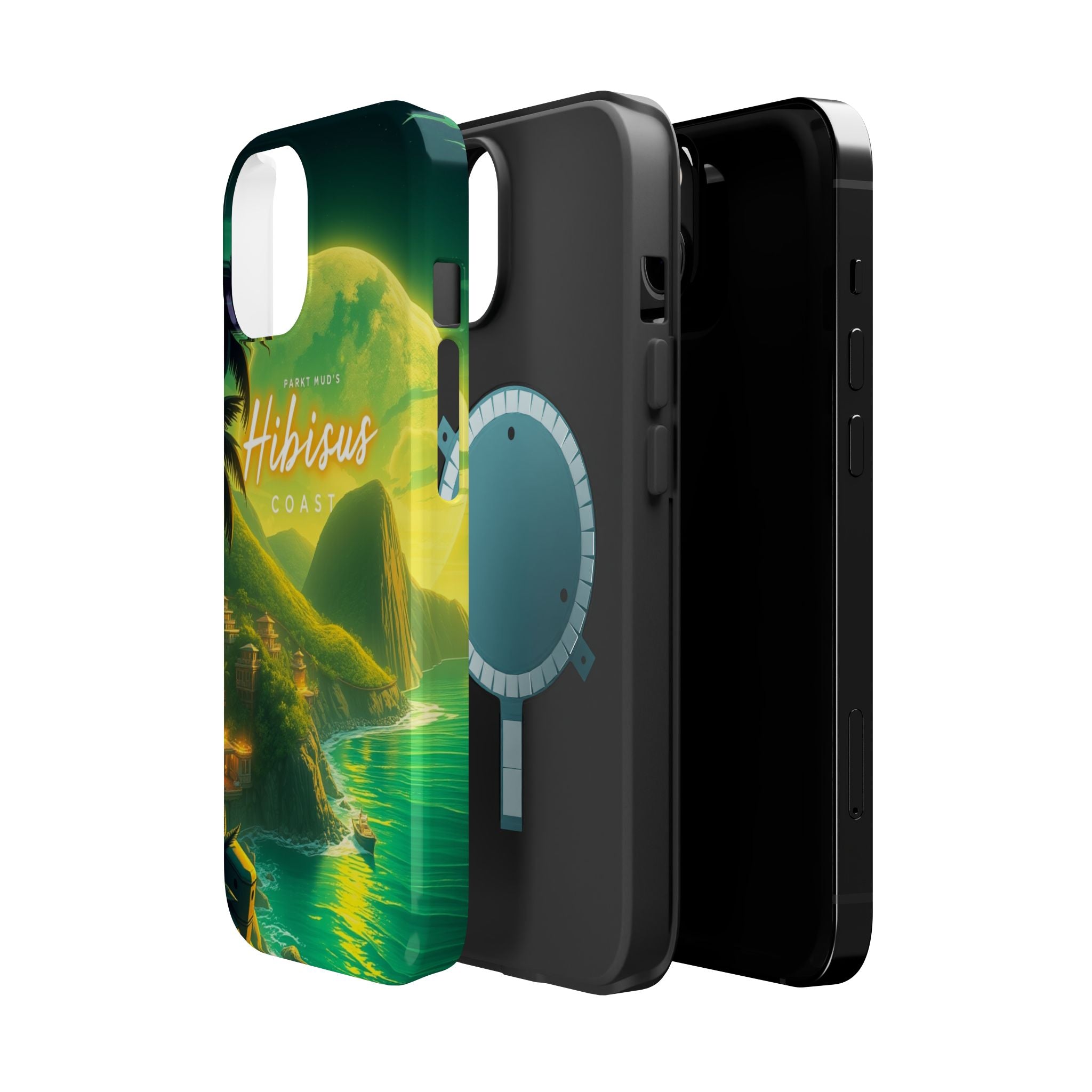iPhone Dreamy Hibiscus Coast Design Slim Everyday Designer Case · iPhone Case