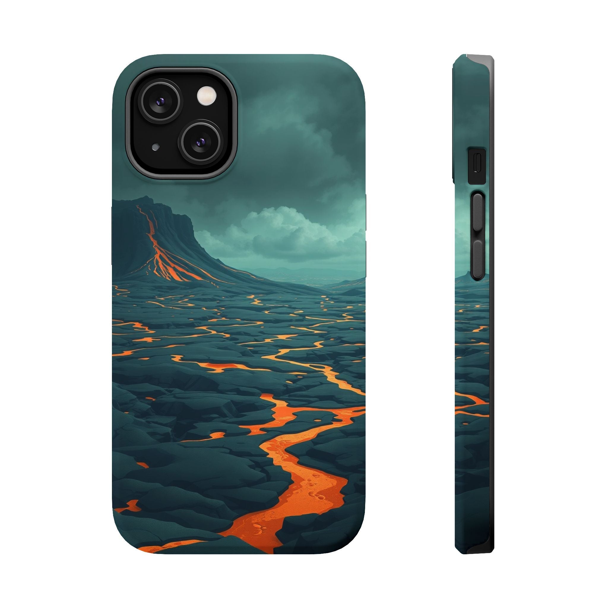 iPhone Radiant Lava Field Design 18 Slim Everyday Designer Case · iPhone Case