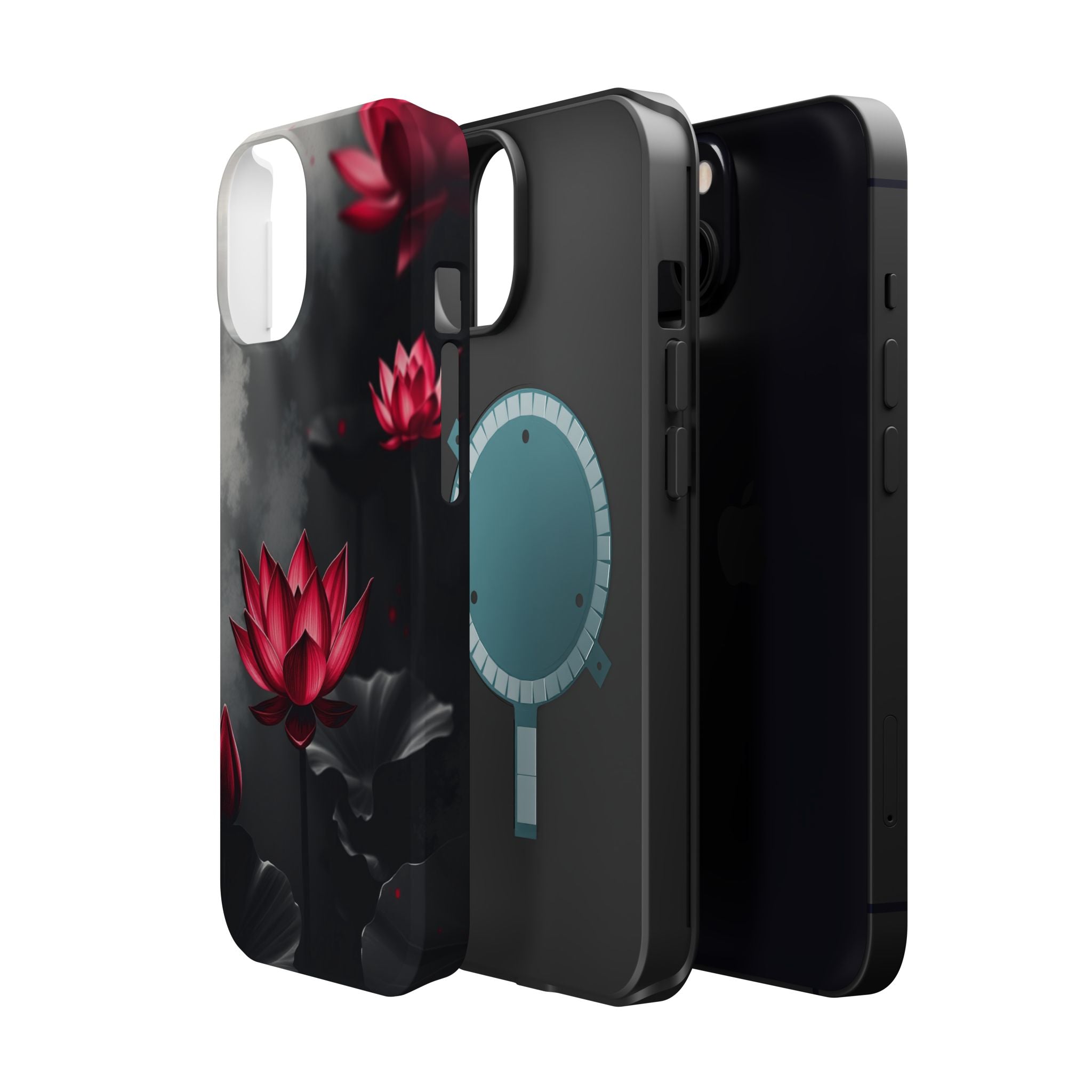 iPhone Lotus Pond Mystic Art 15 Slim Everyday Designer Case · iPhone Case